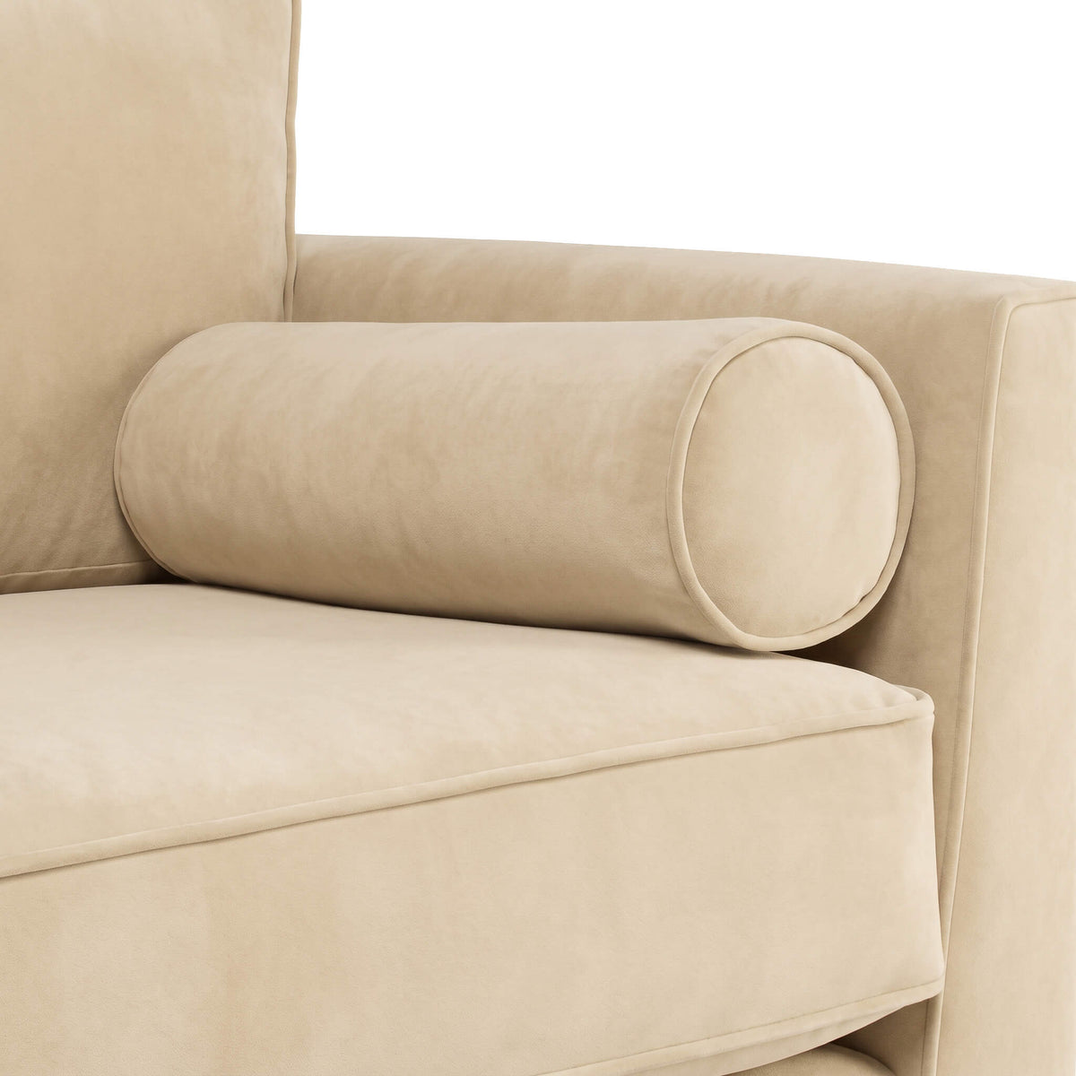 Adam Beige 2 Seater Sofa