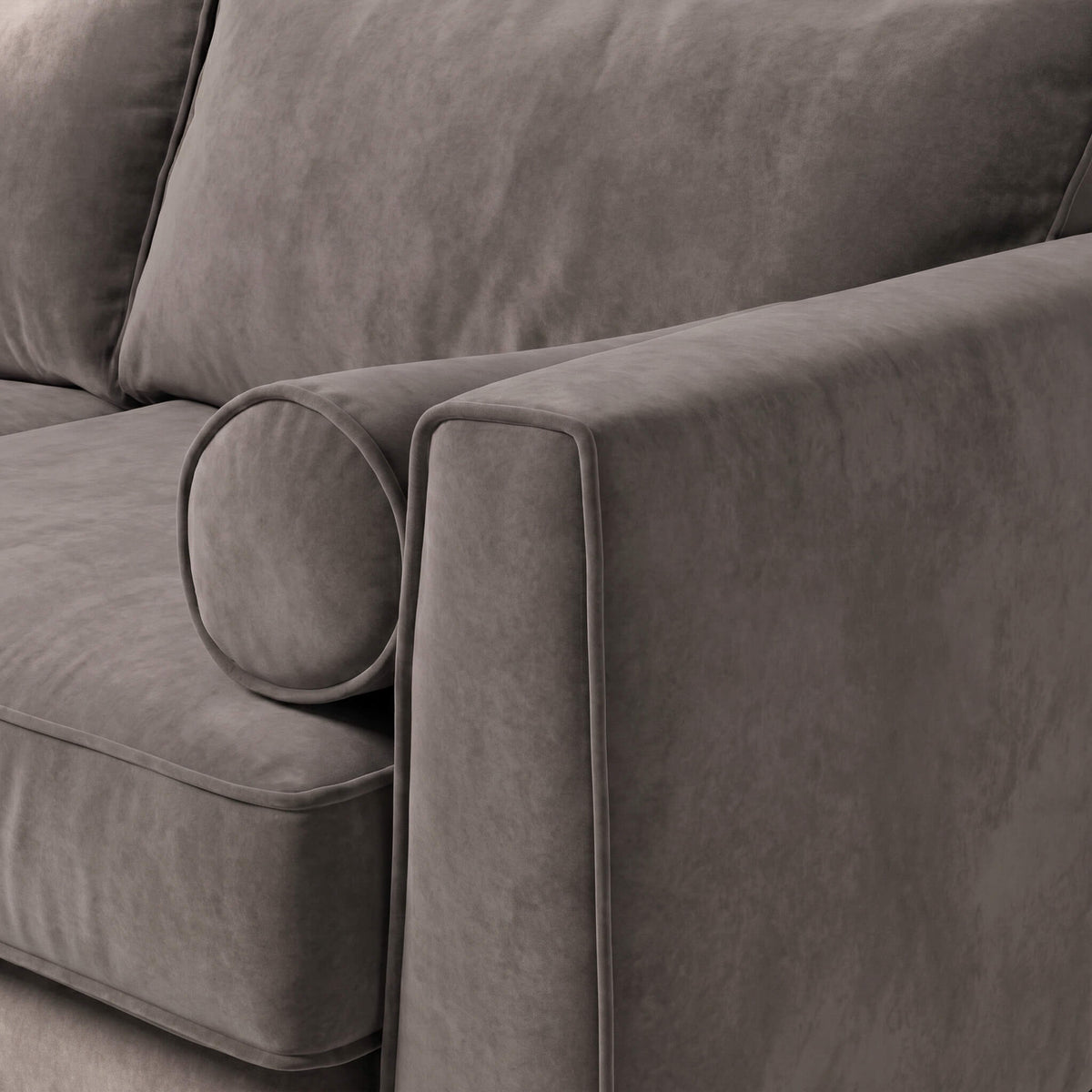 Adam Grey 3 Seater Sofa