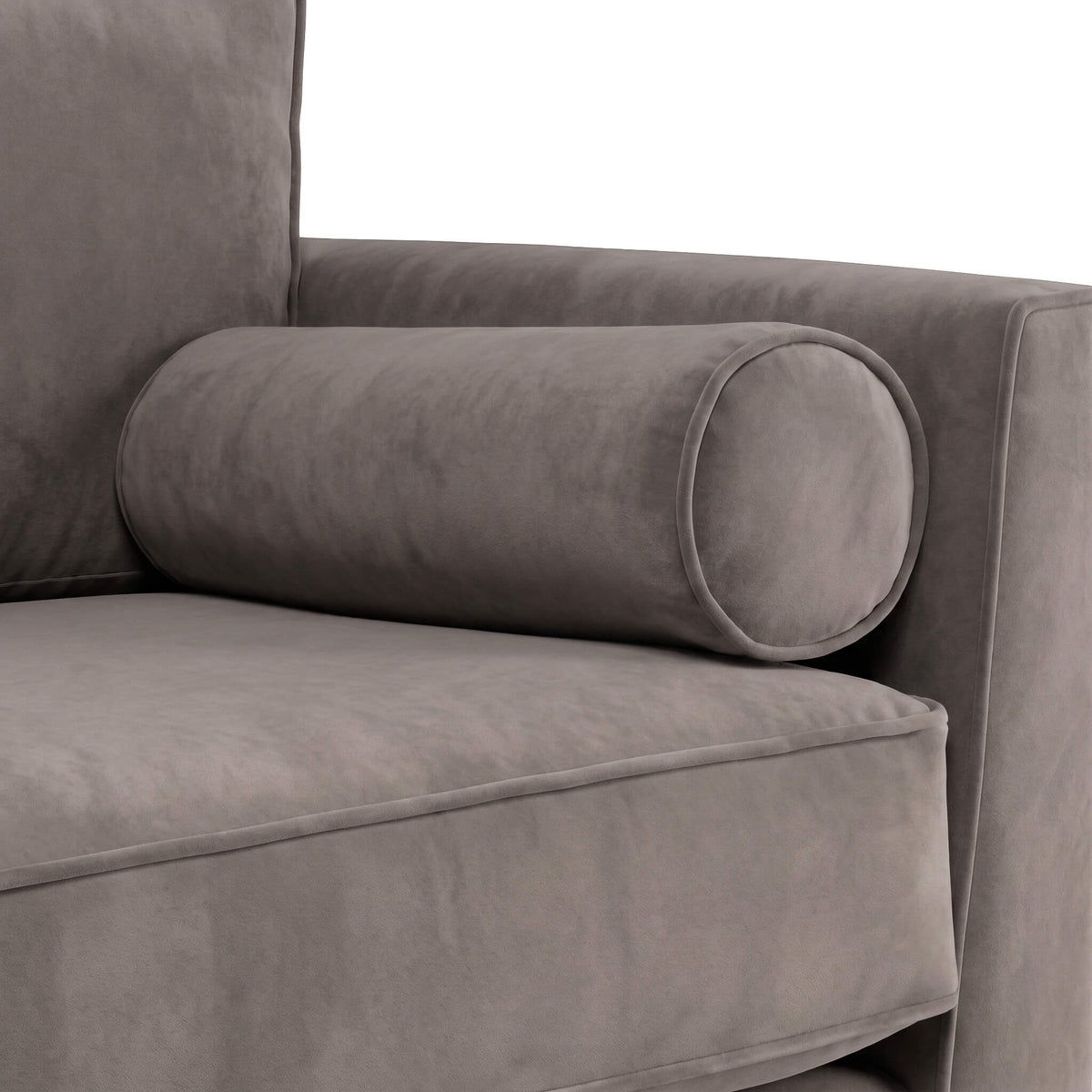 Adam Grey 3 Seater Sofa