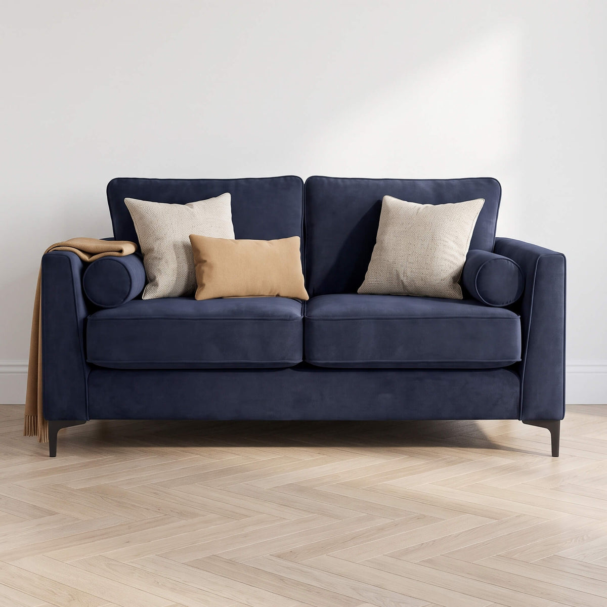 Adam Blue 2 Seater Sofa