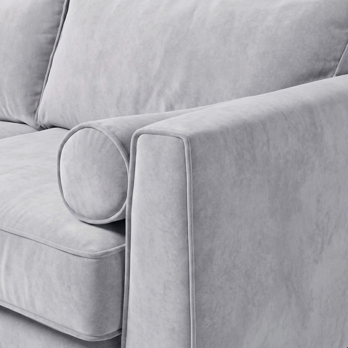 Adam Grey 3 Seater Sofa