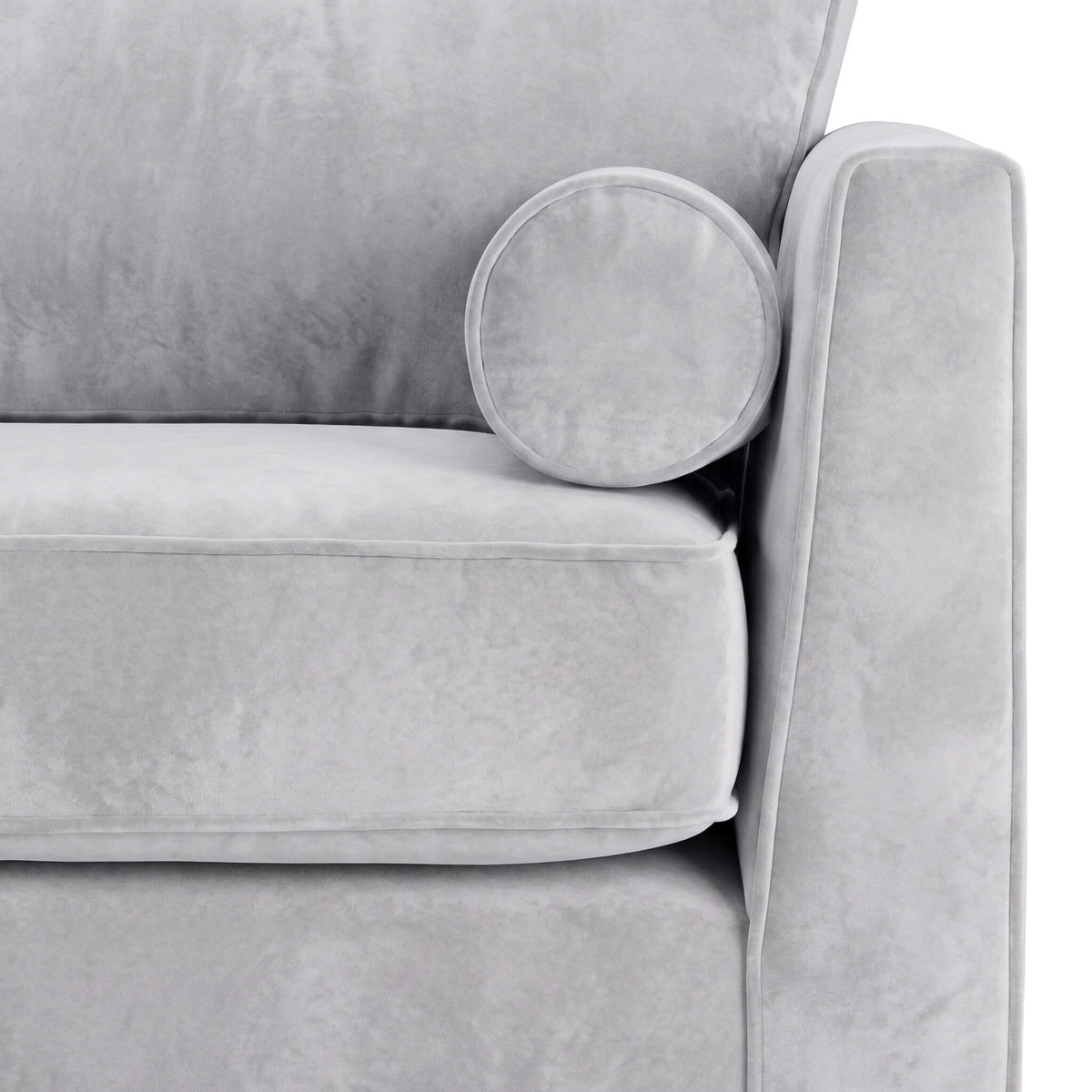 Adam Grey 3 Seater Sofa
