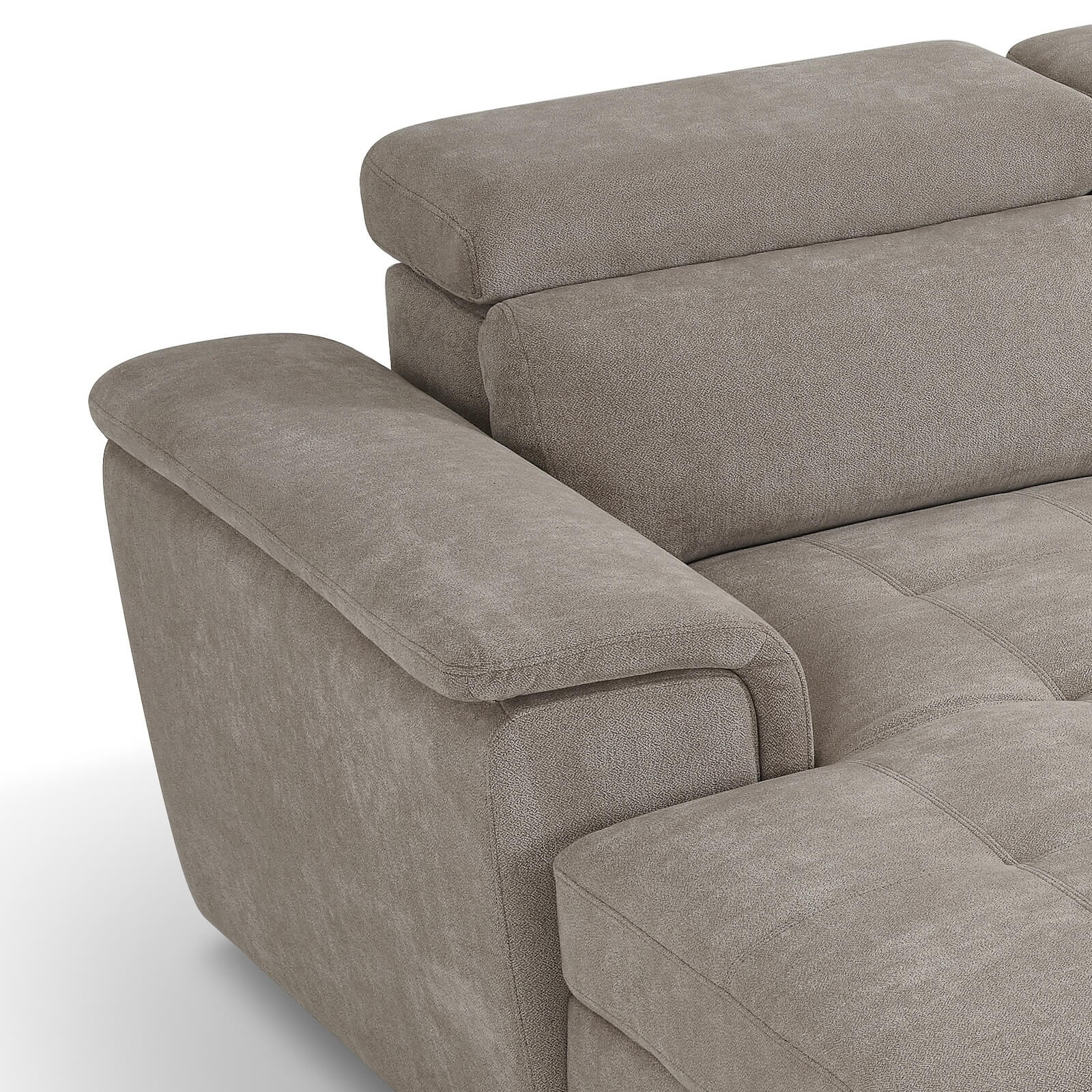 Alaya Beige U Shape Corner Sofa Bed