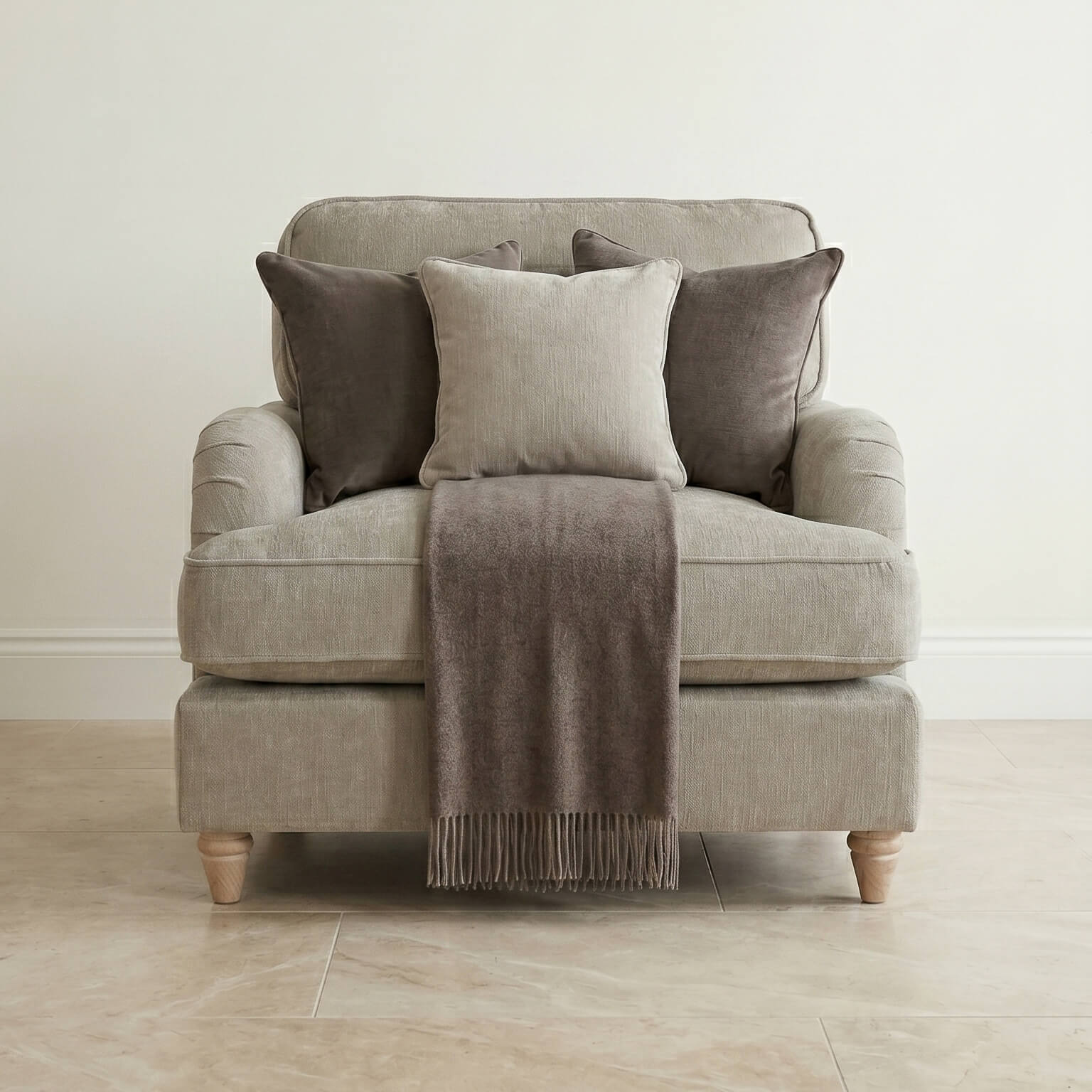 Anika Beige Armchair