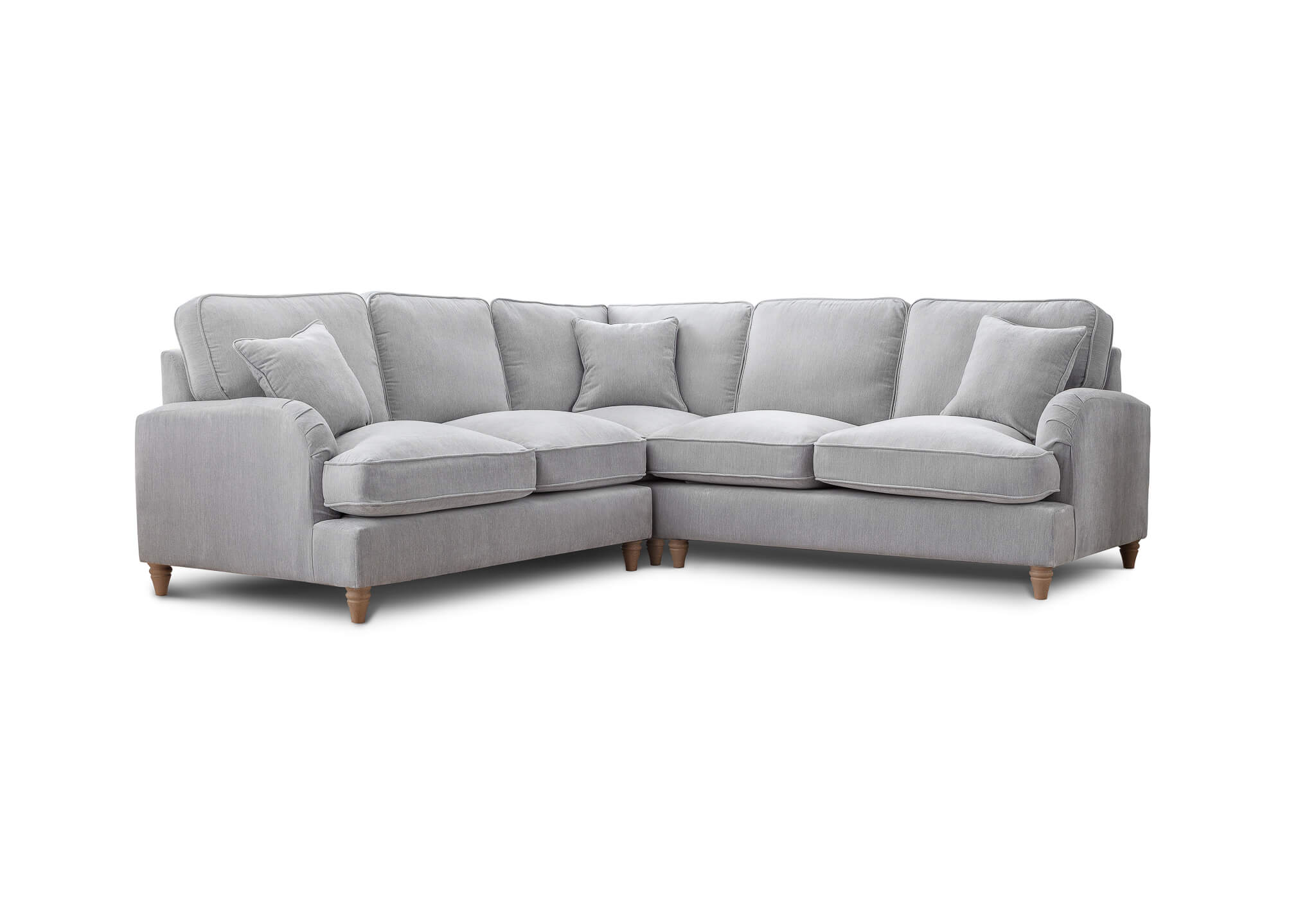 Anika Grey Double Corner Sofa
