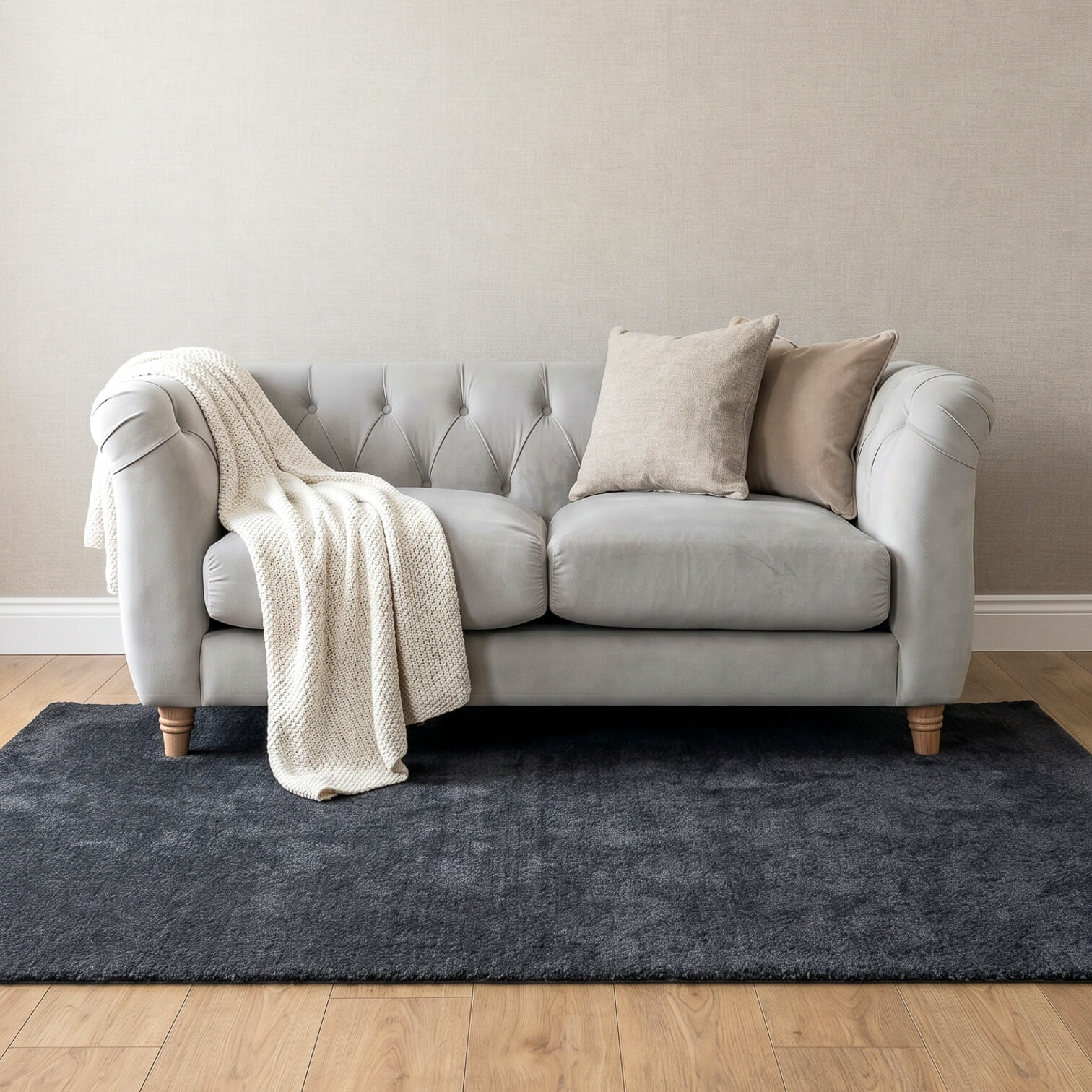 Ashby Grey Chesterfield 2 Seater Sofa