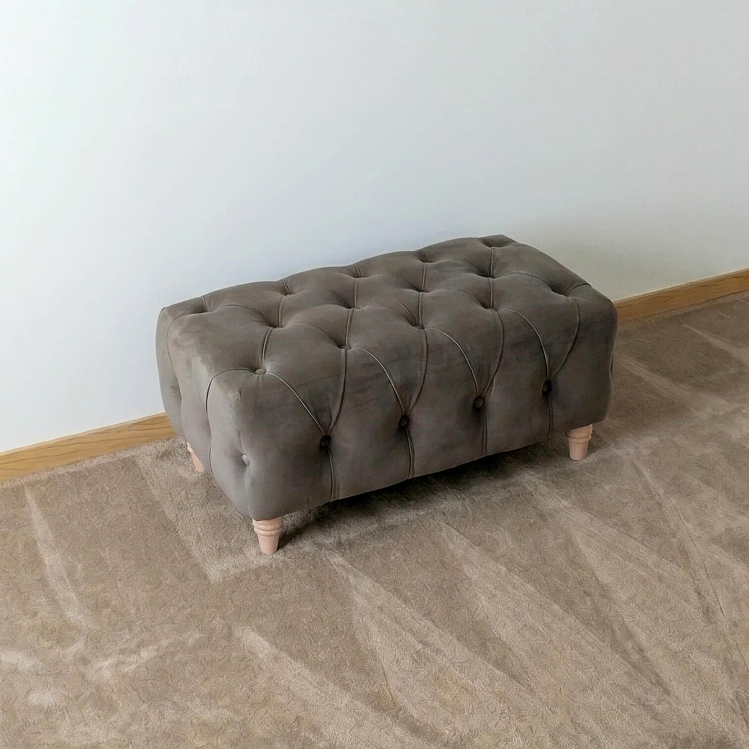 Ashby Brown Chesterfield Footstool