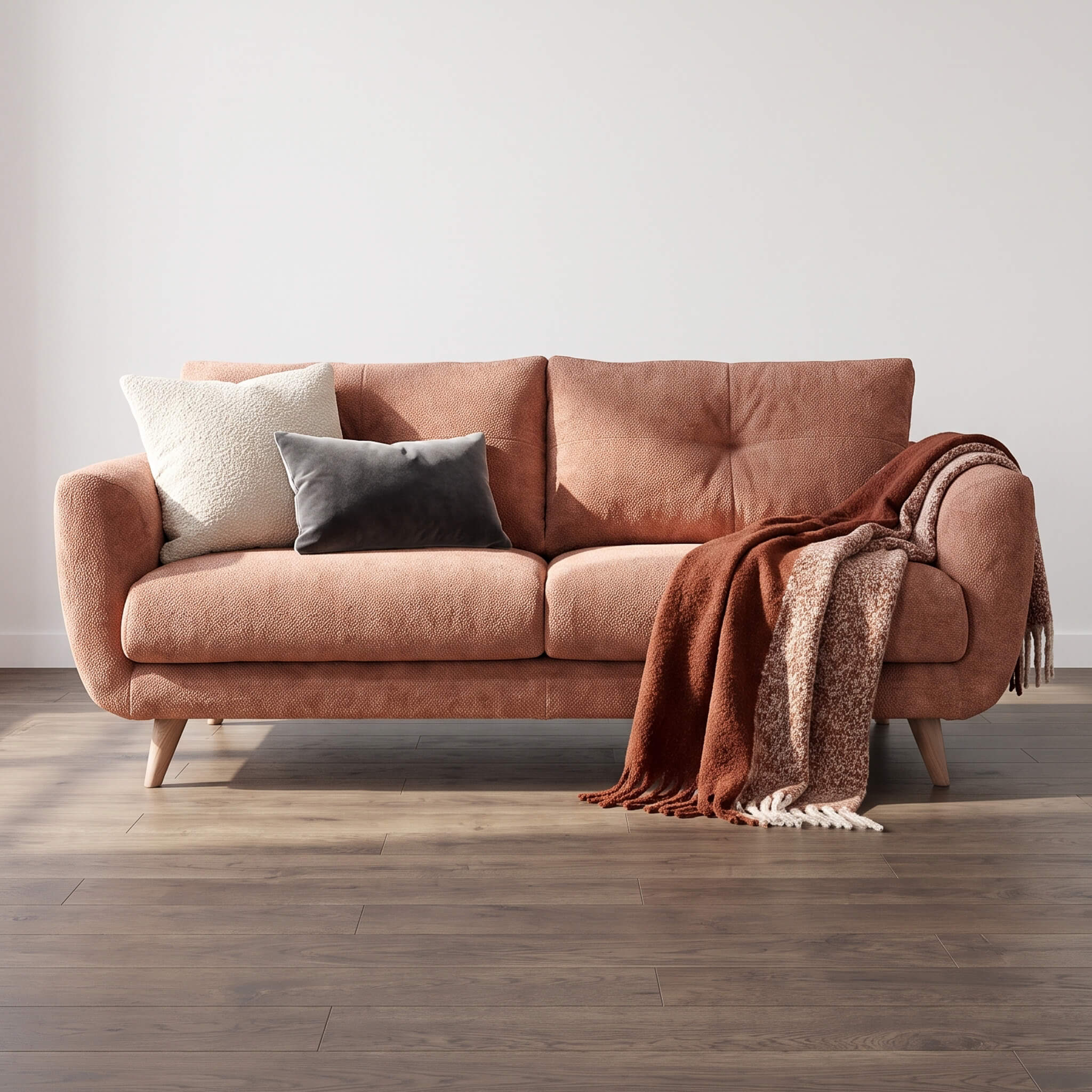 Aston Brown 3 Seater Sofa