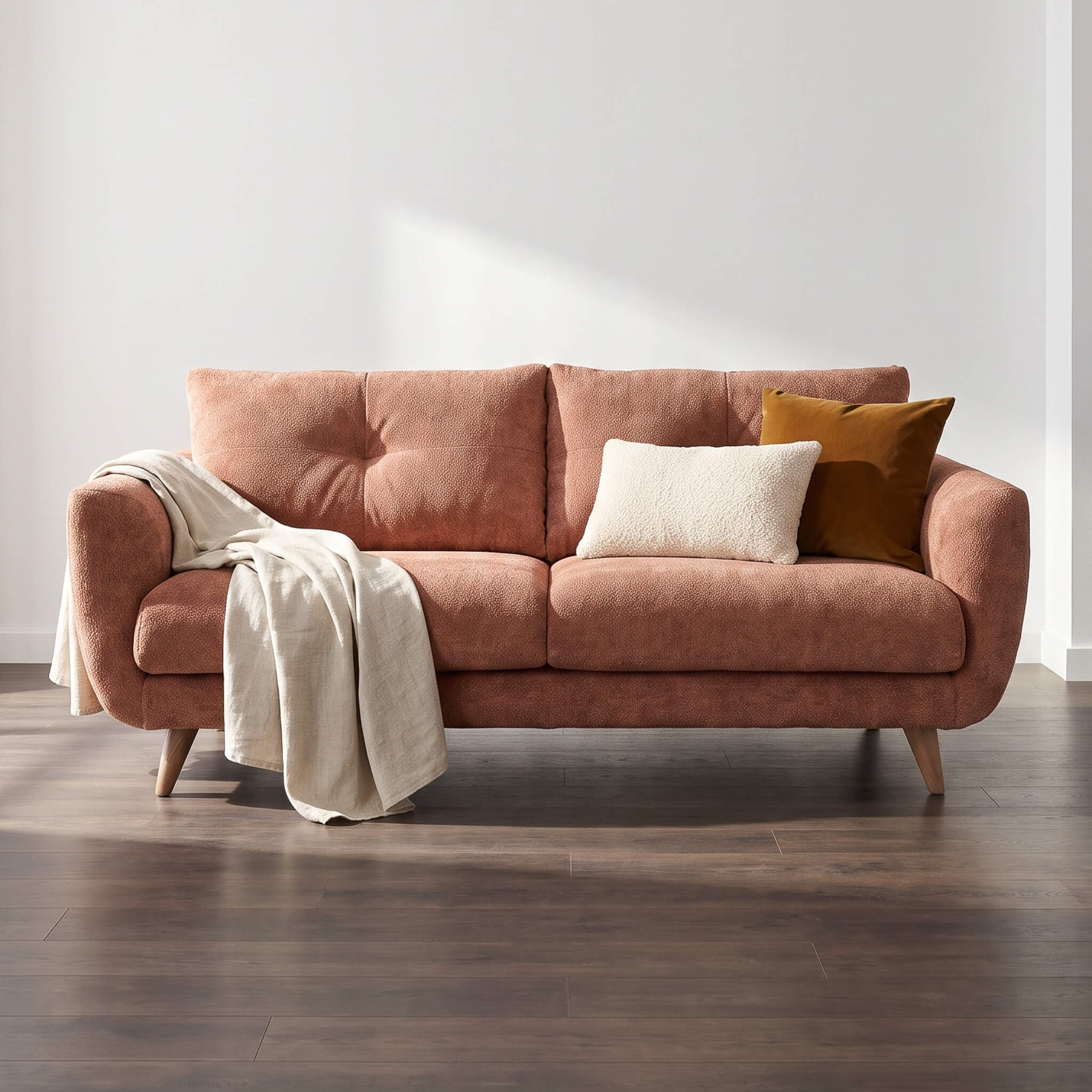 Aston Brown 4 Seater Sofa
