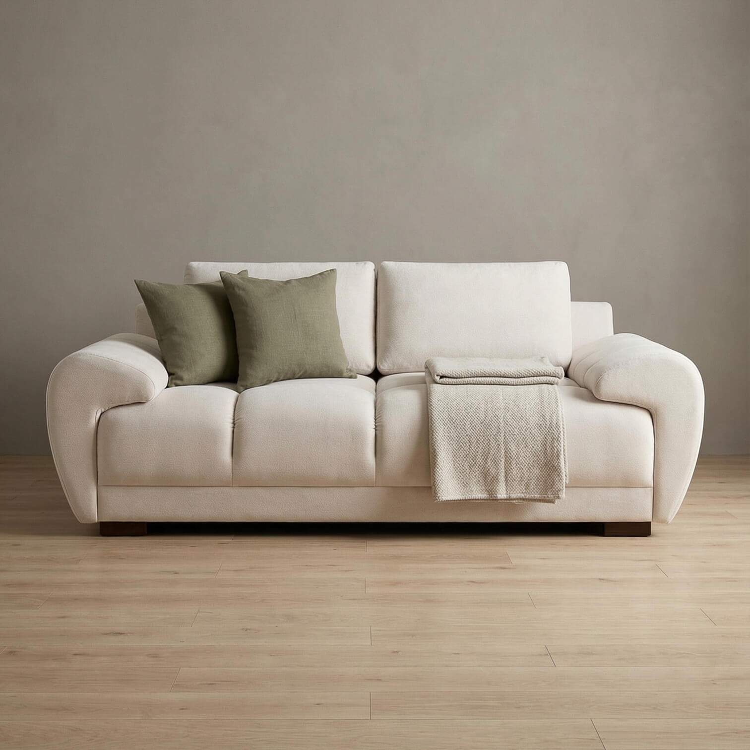 Avoro Cream 2 Seater Sofa