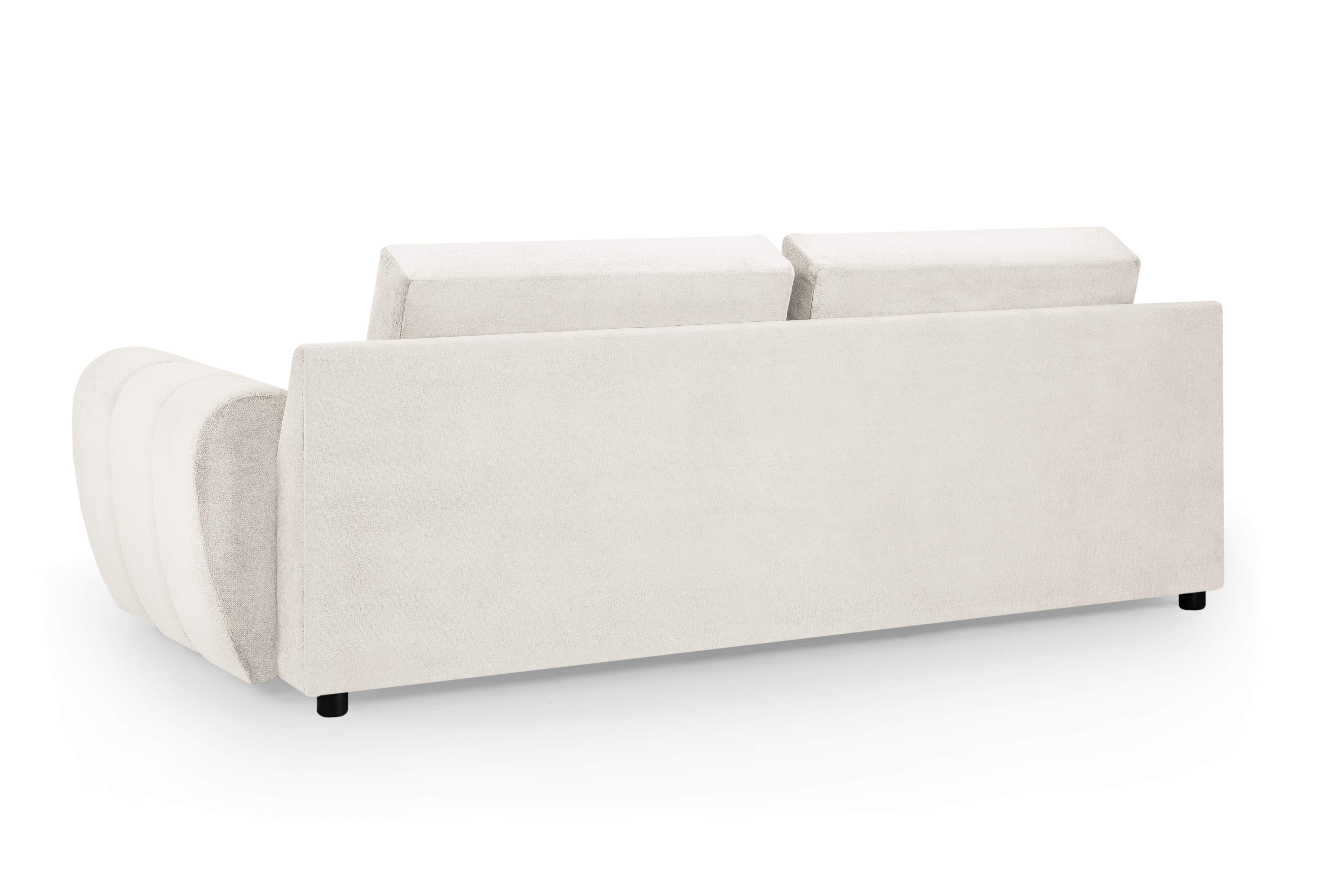 Avoro Cream 3 Seater Sofa