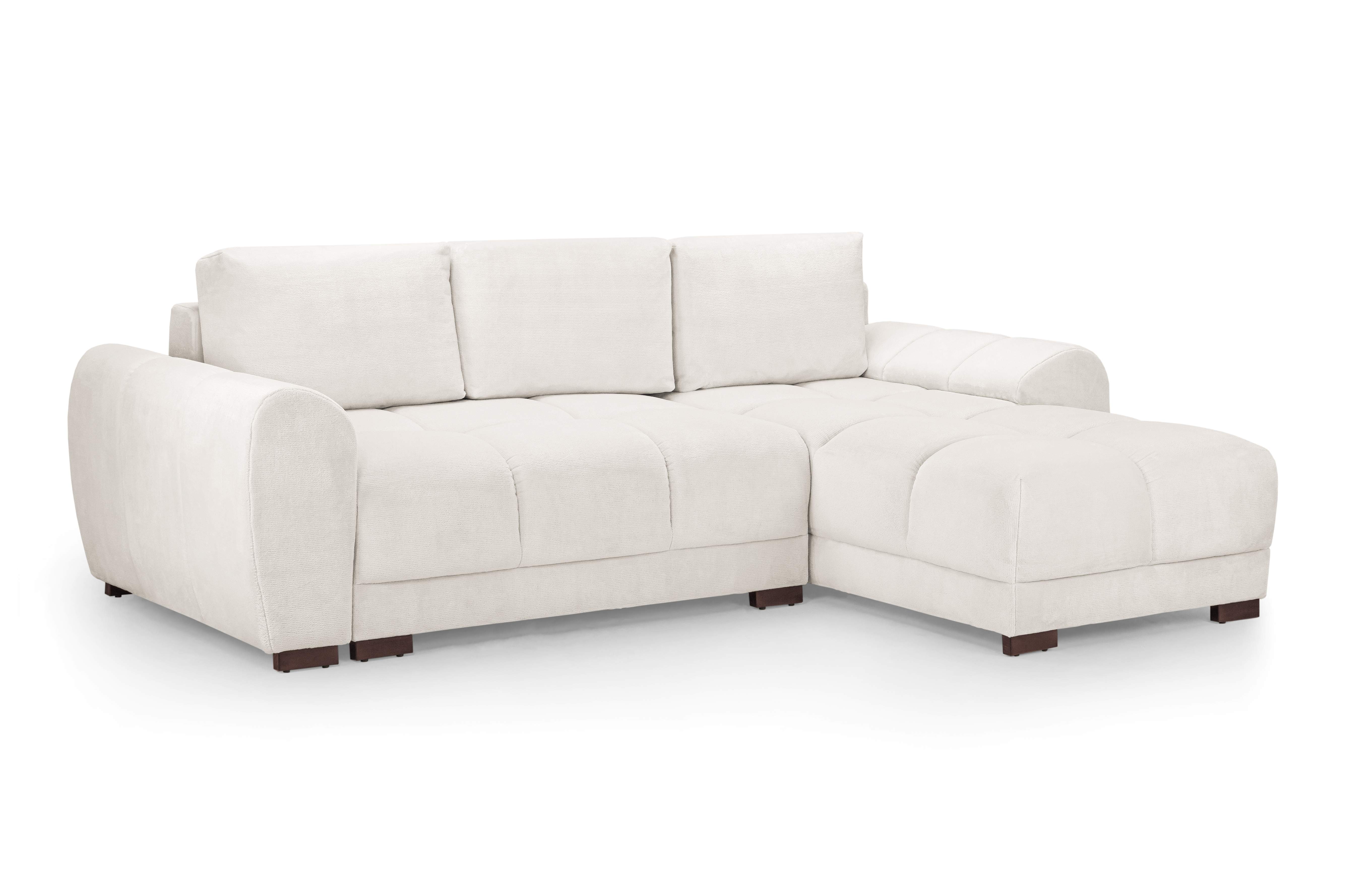 Avoro Cream Corner Sofa Bed