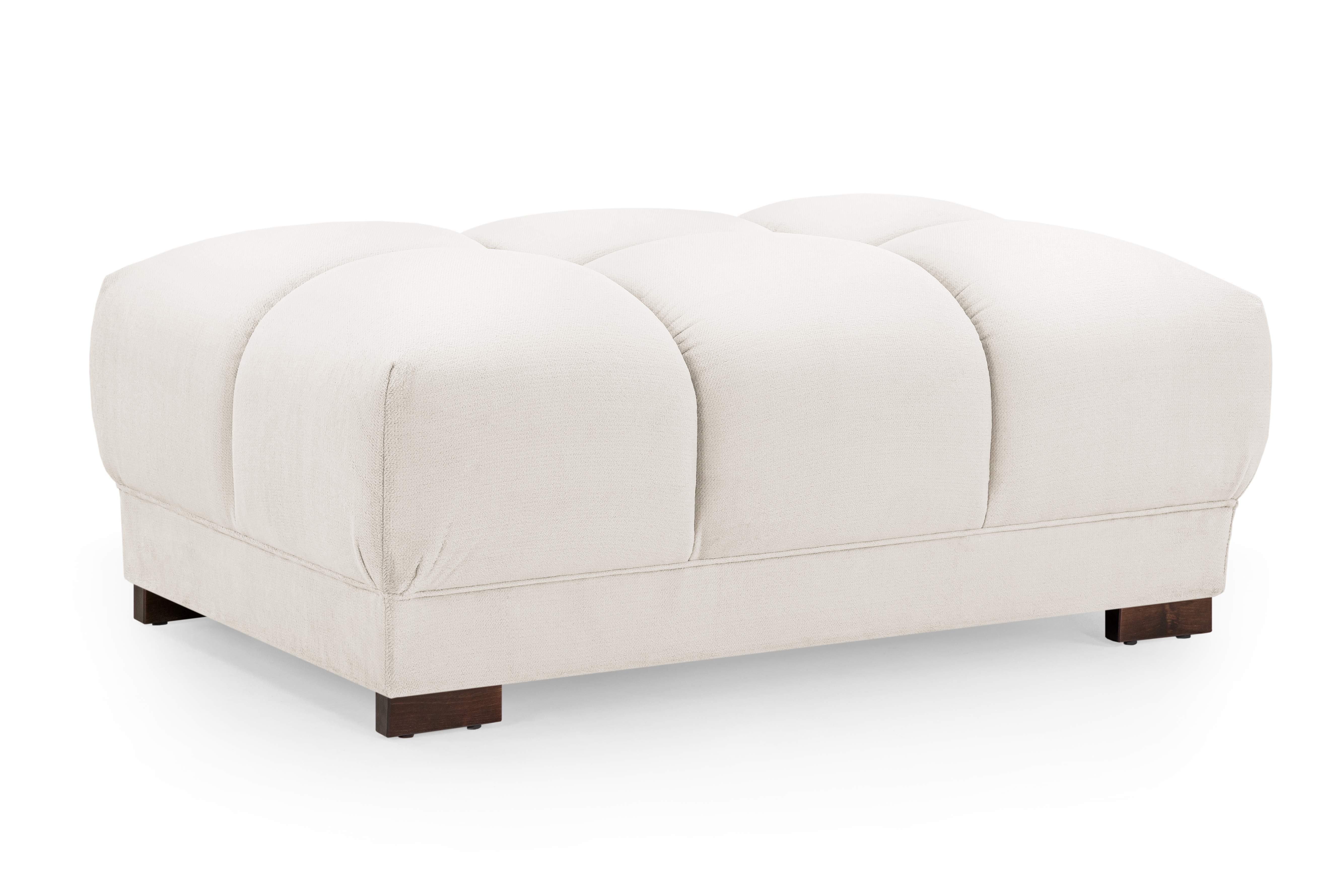 Avoro Cream Footstool