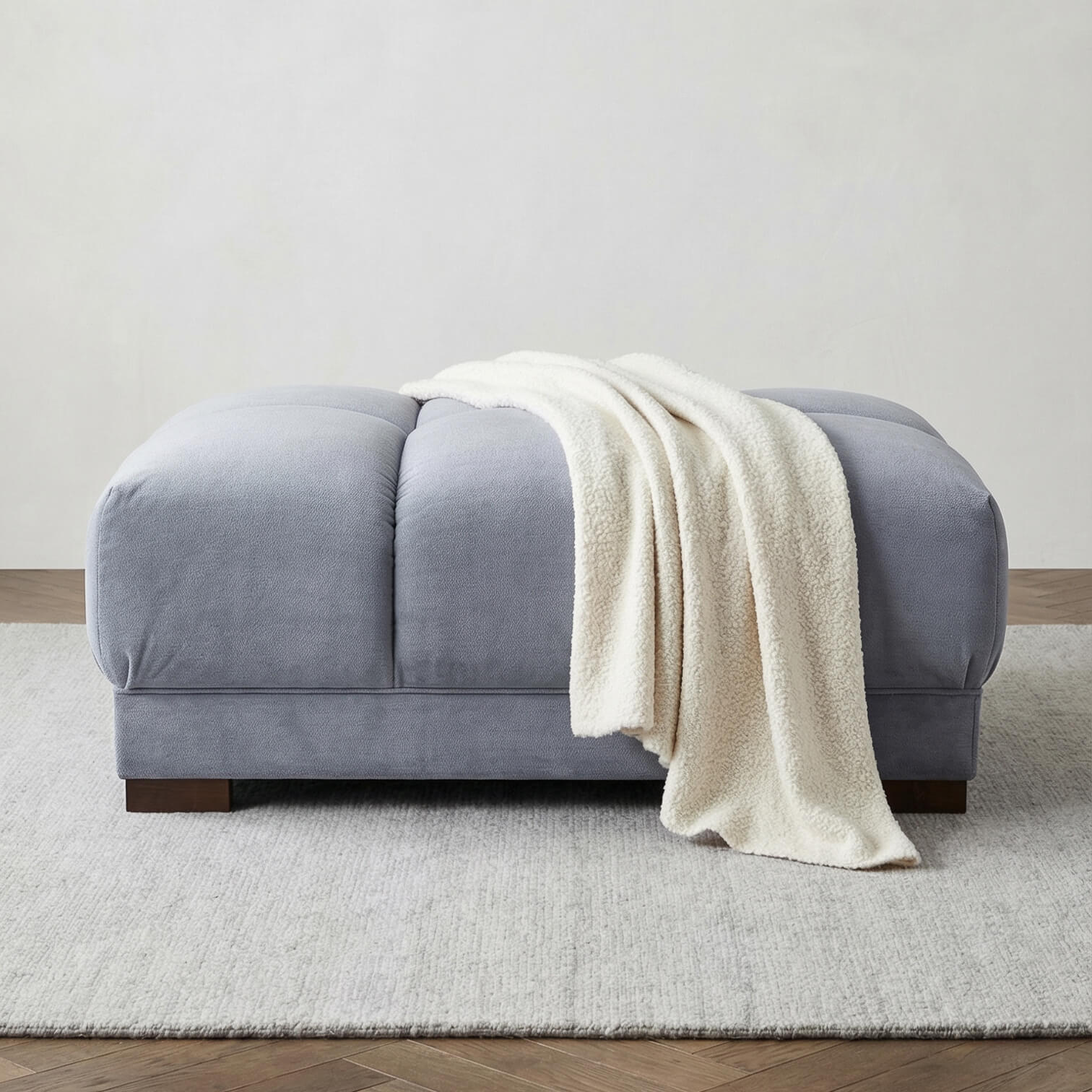 Avoro Grey Footstool