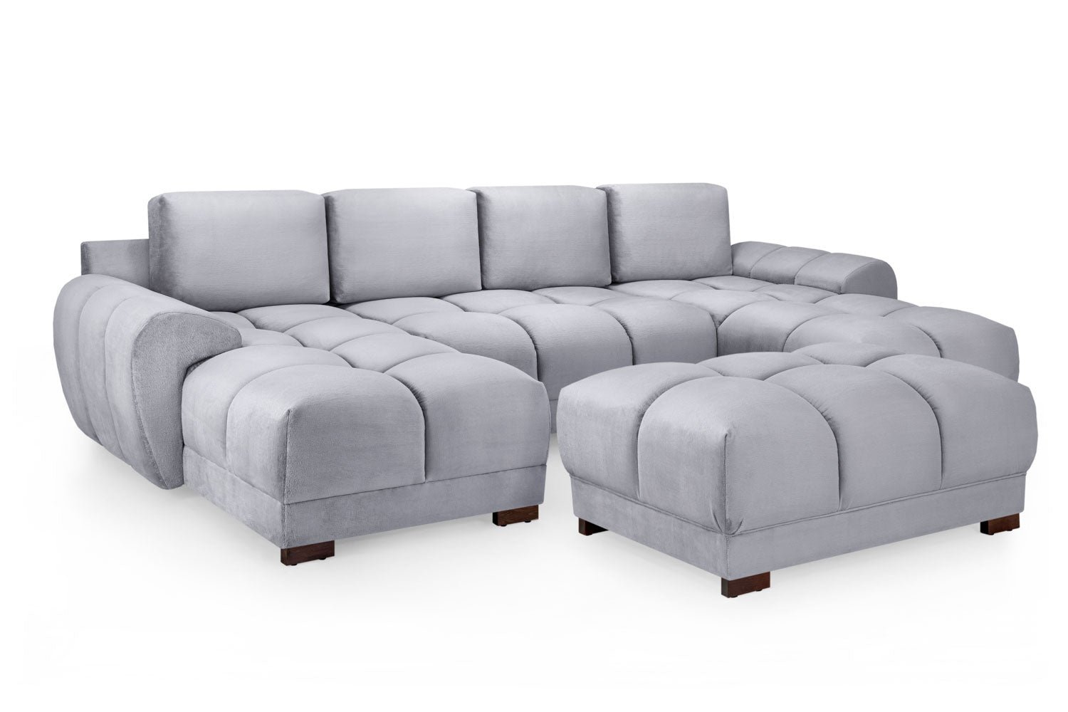 Avoro Grey U Shape Corner Sofa