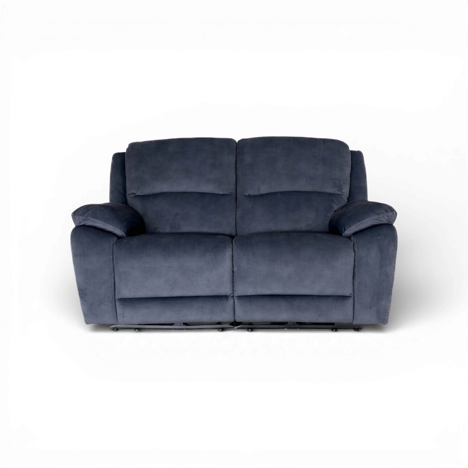 Belagio Blue 2 Seater Power Recliner Sofa