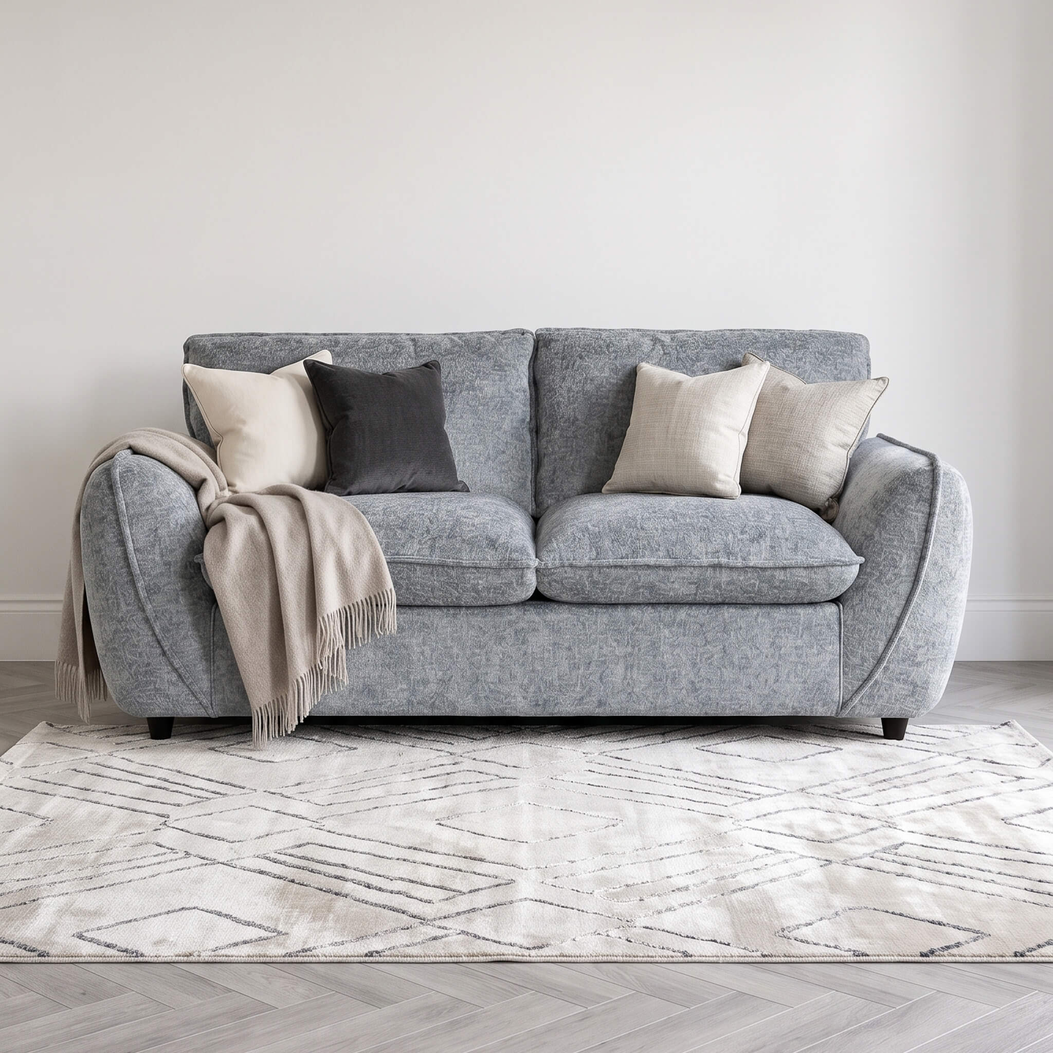 Berlin Grey 2 Seater Sofa