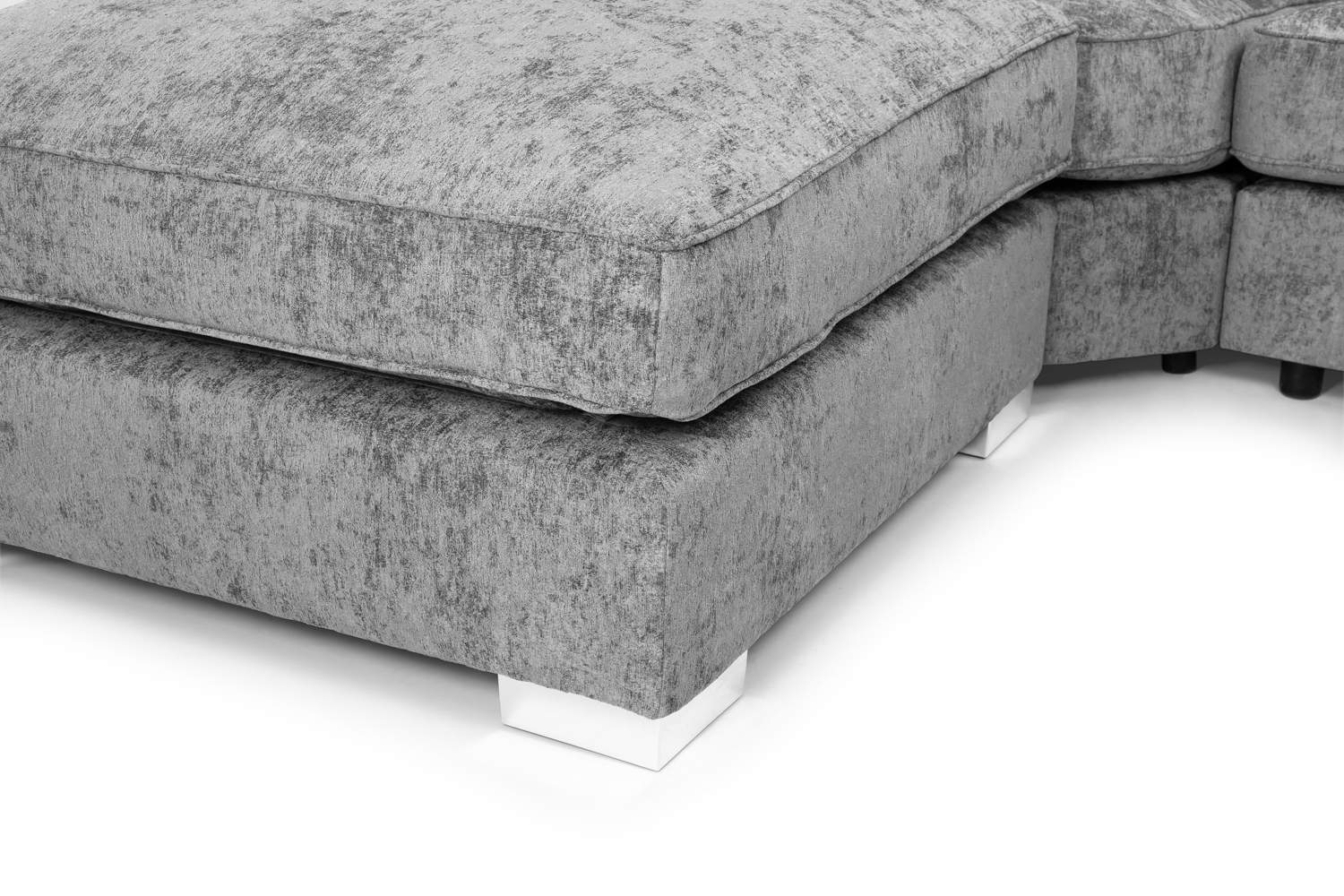 Bishop Grey U Shape Corner Sofa