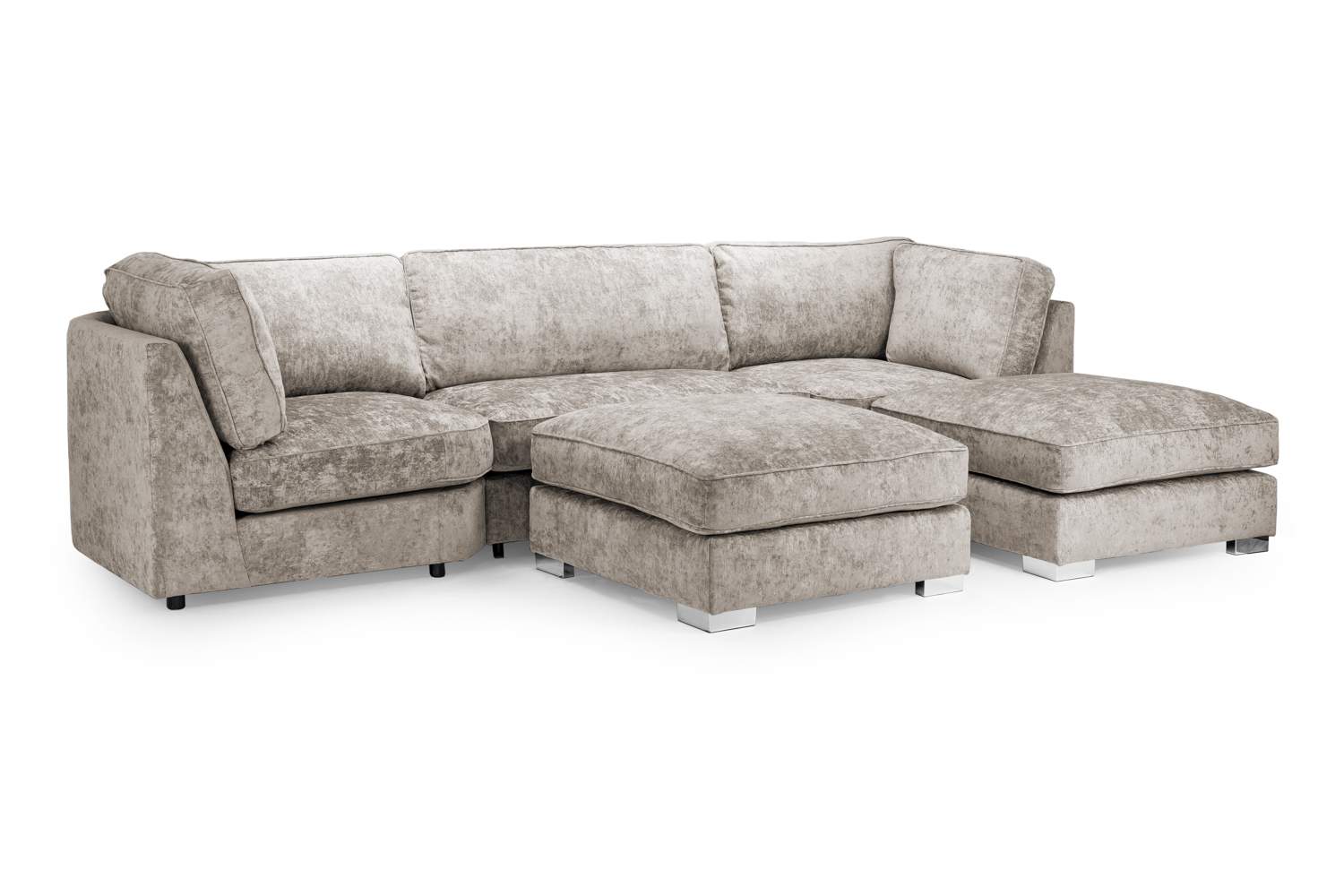 Bishop Beige U Shape Corner Sofa