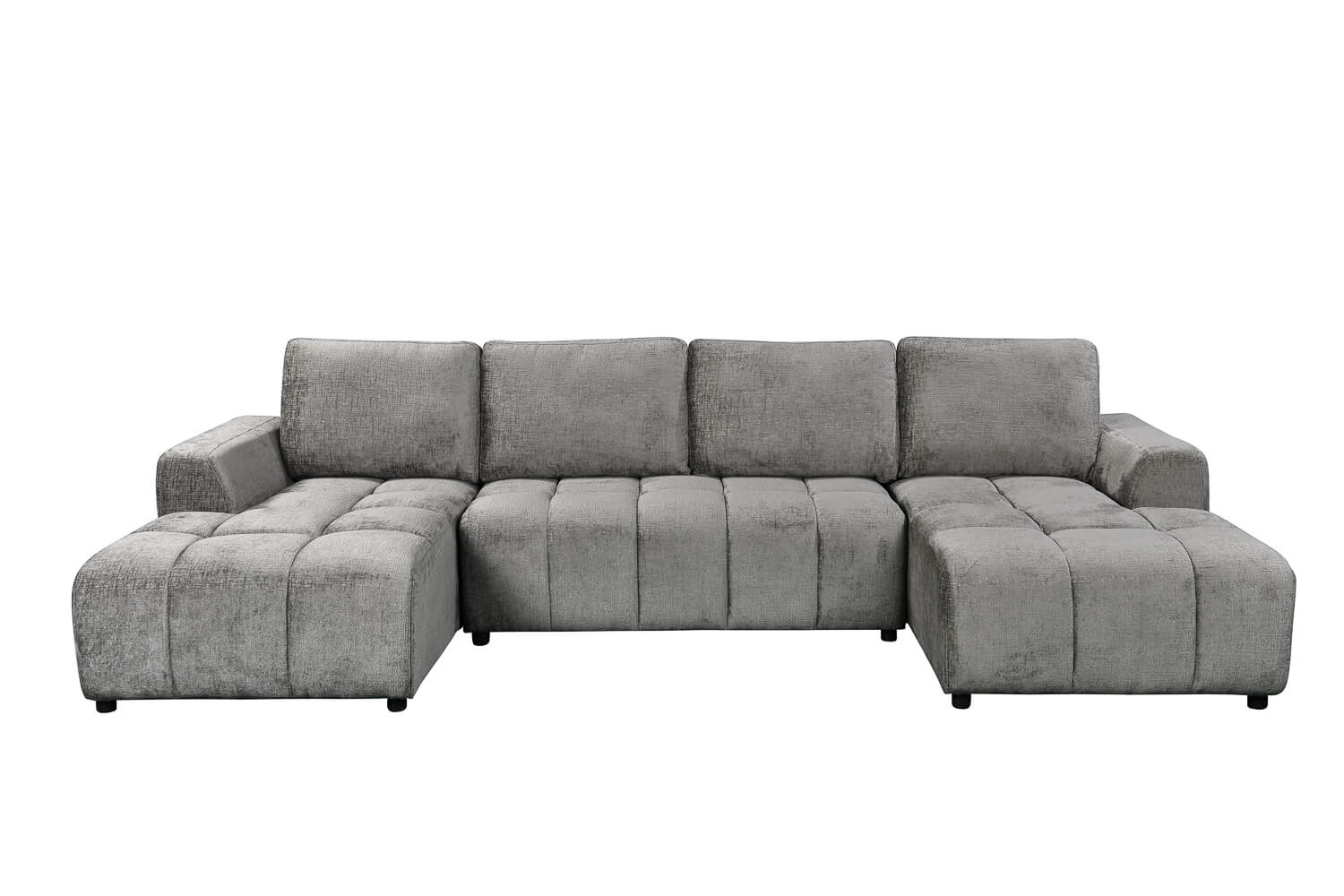 Bromley Grey U Shape Corner Sofa