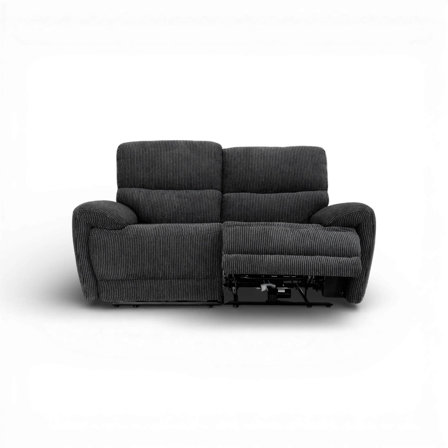 Cairo Black 2 Seater Power Recliner Sofa