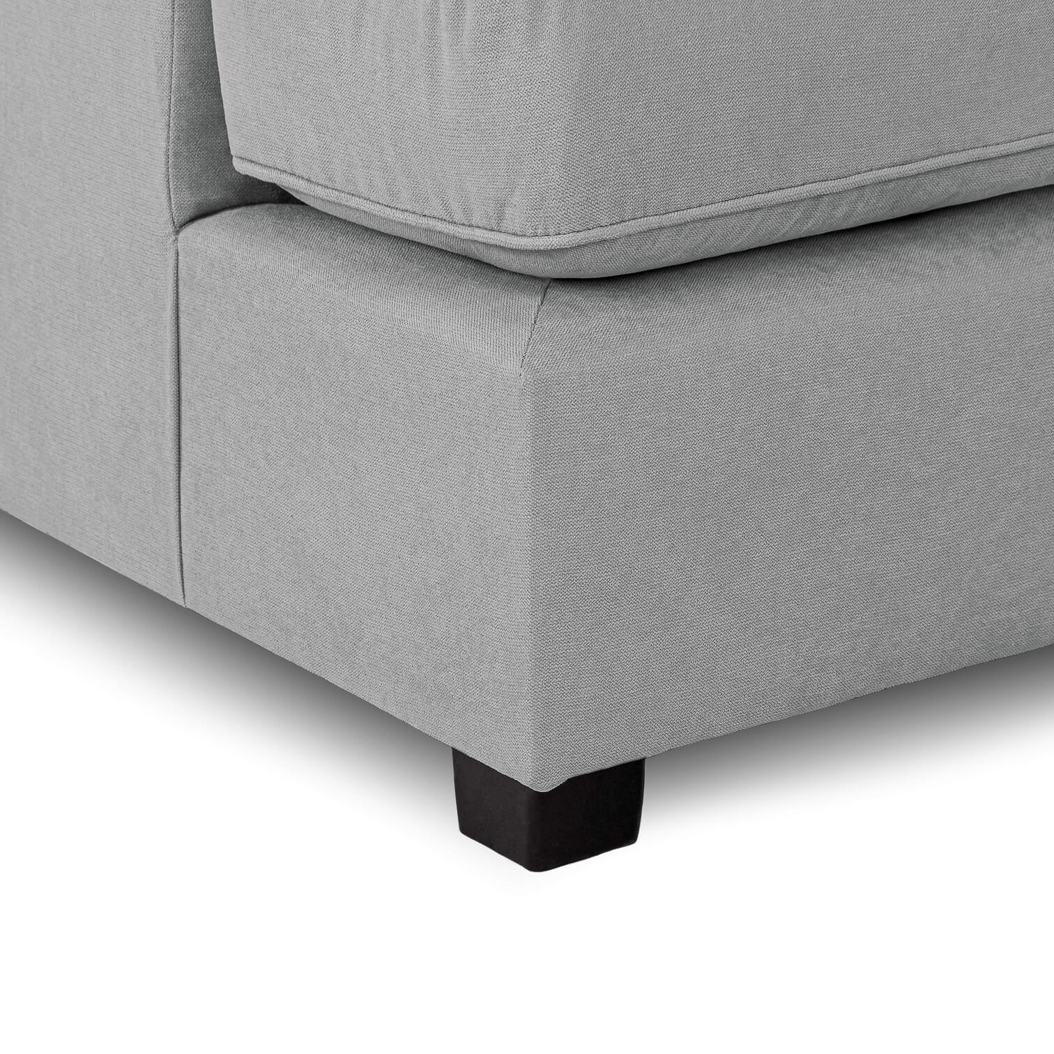 Carmelle Grey U Shape Corner Sofa
