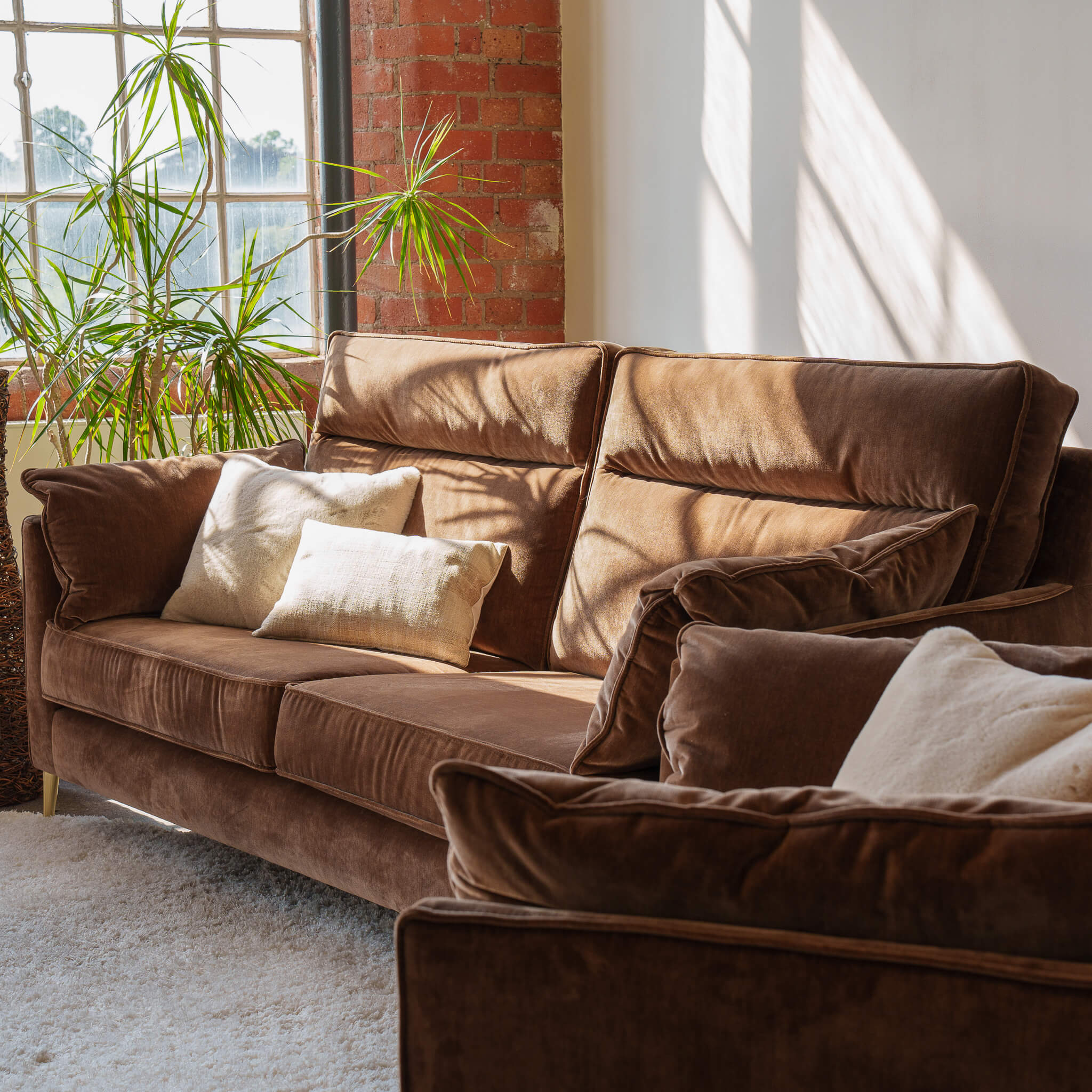 Colmore Rust 4 Seater Sofa