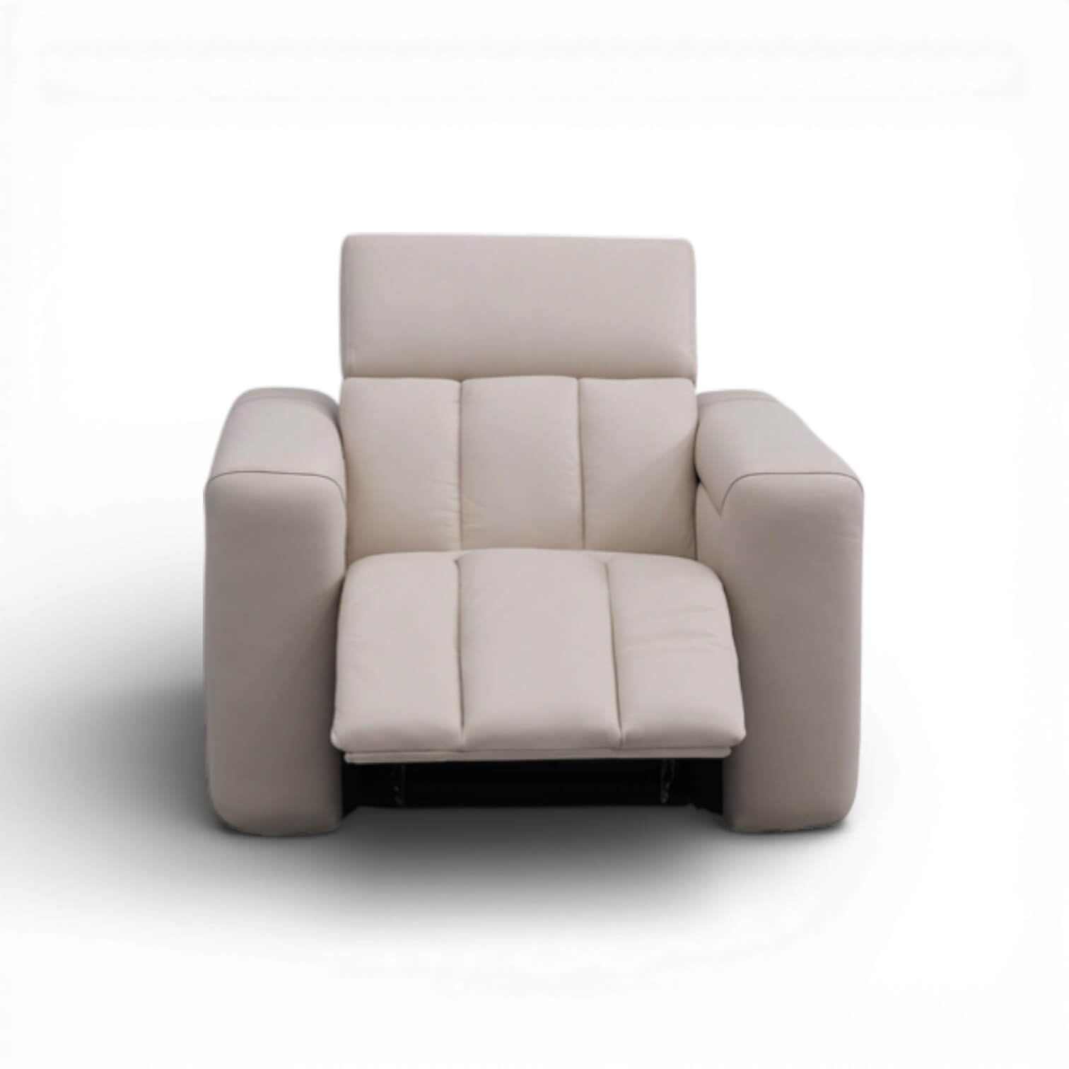 Dallas Beige Power Recliner Armchair