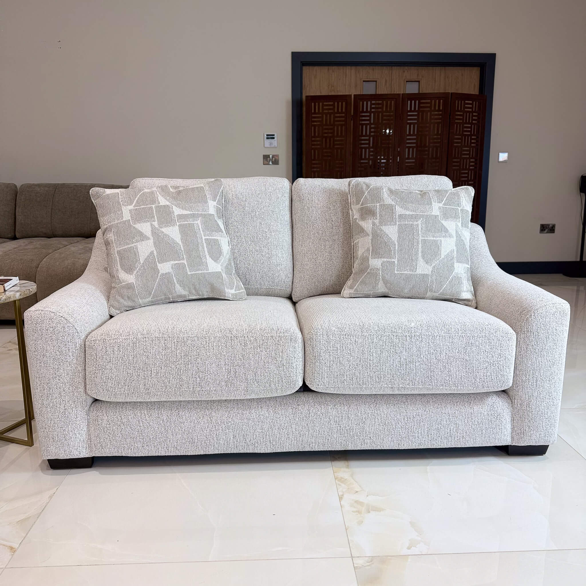 Douglas Beige 2 Seater Sofa