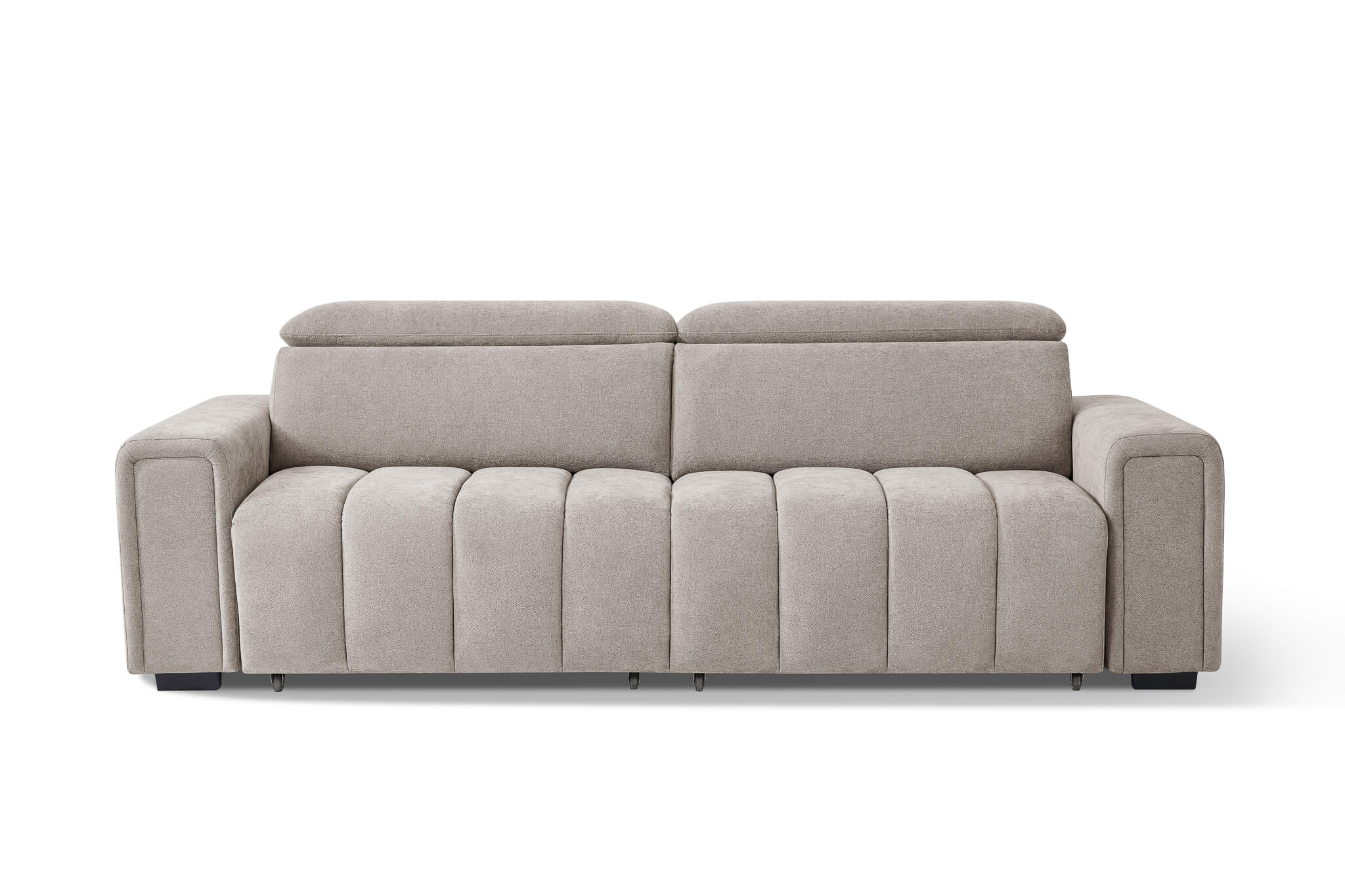 Drift Beige 3 Seater Power Slider Sofa