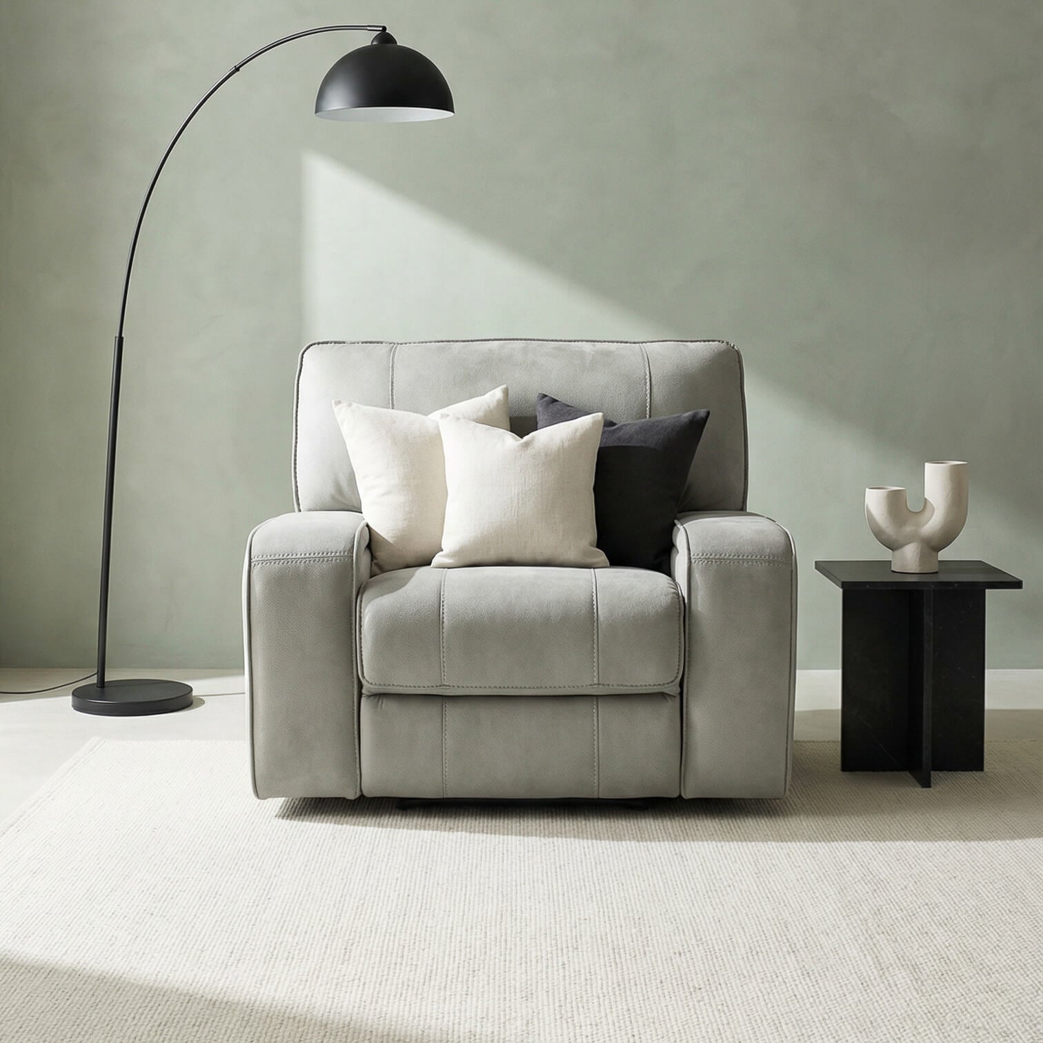 Excalibur Beige Power Recliner Armchair