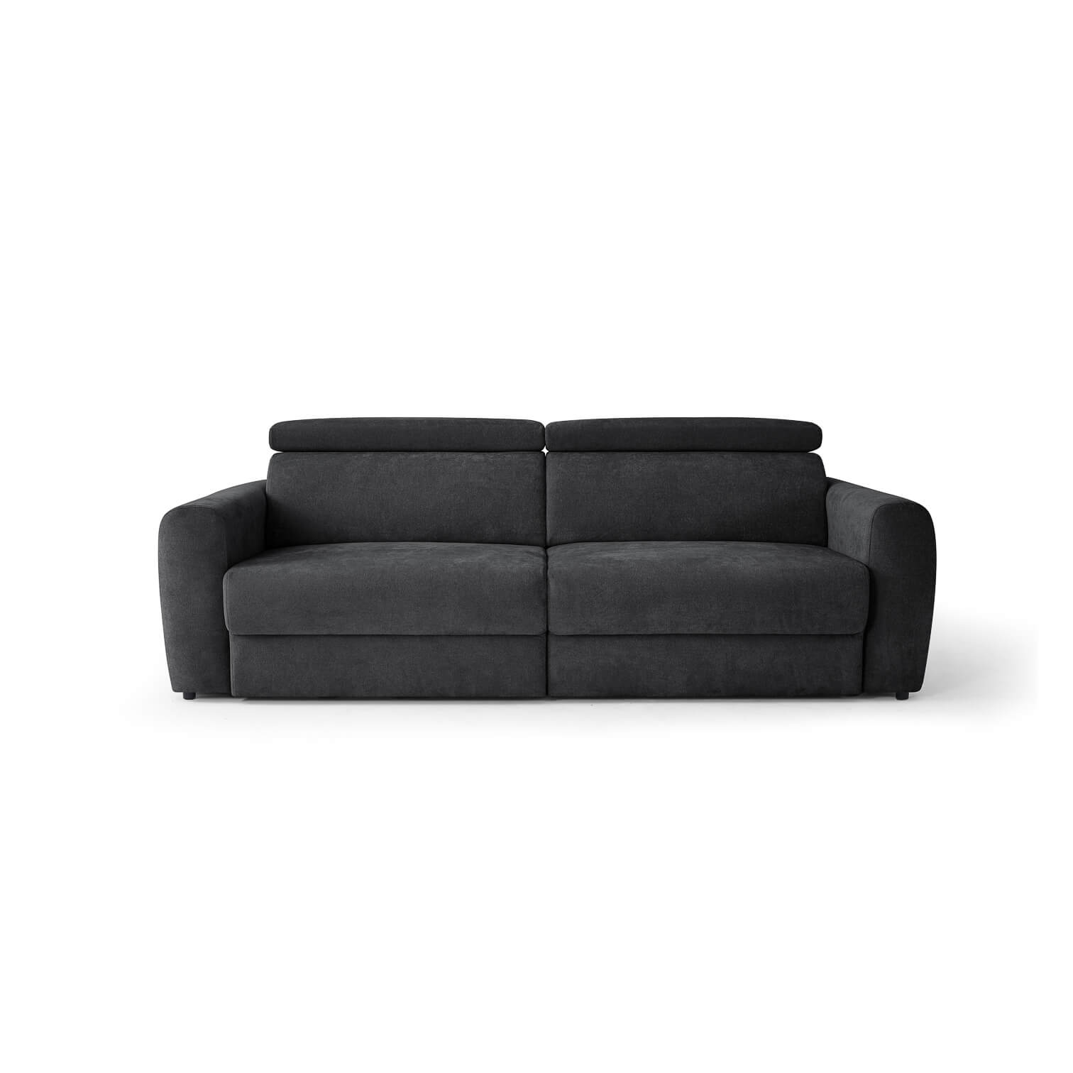 Flex Black 3 Seater Power Slider Sofa