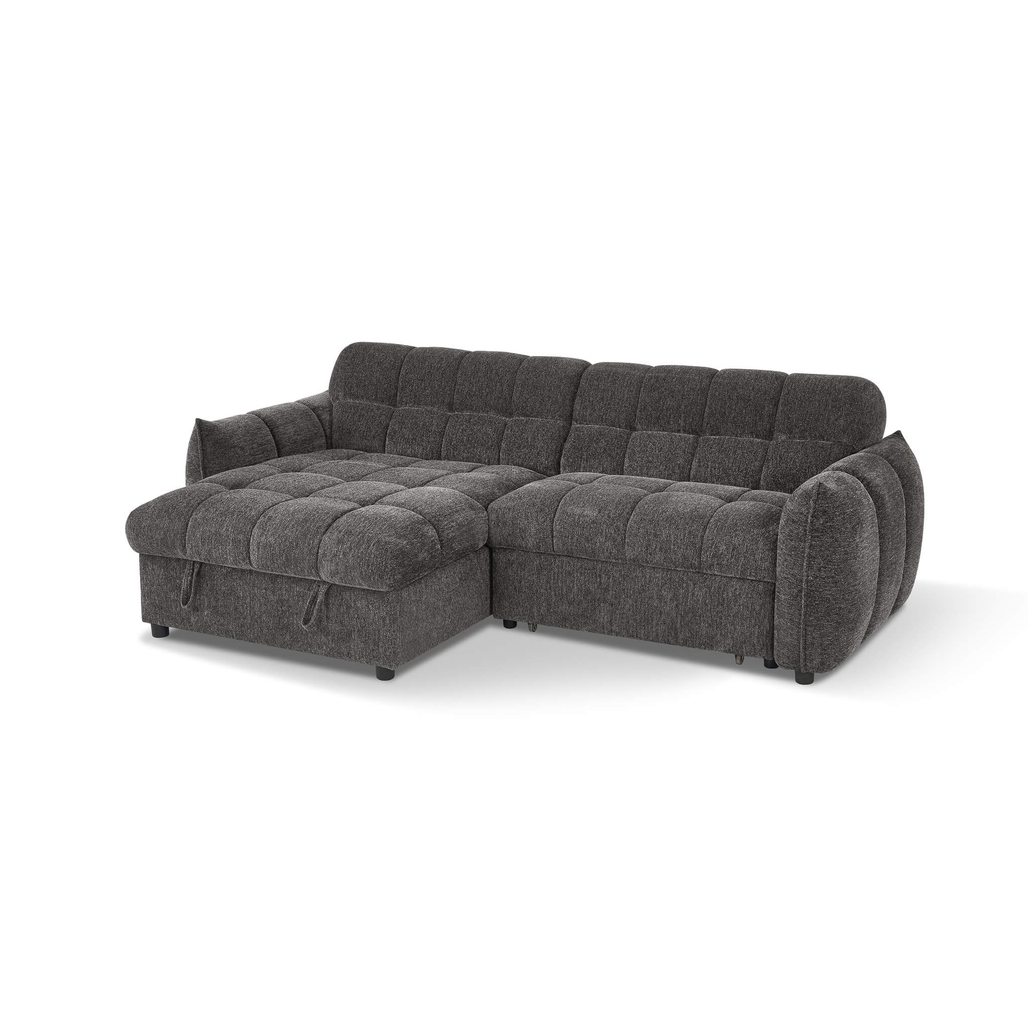 Florida Grey Universal Corner Sofa Bed