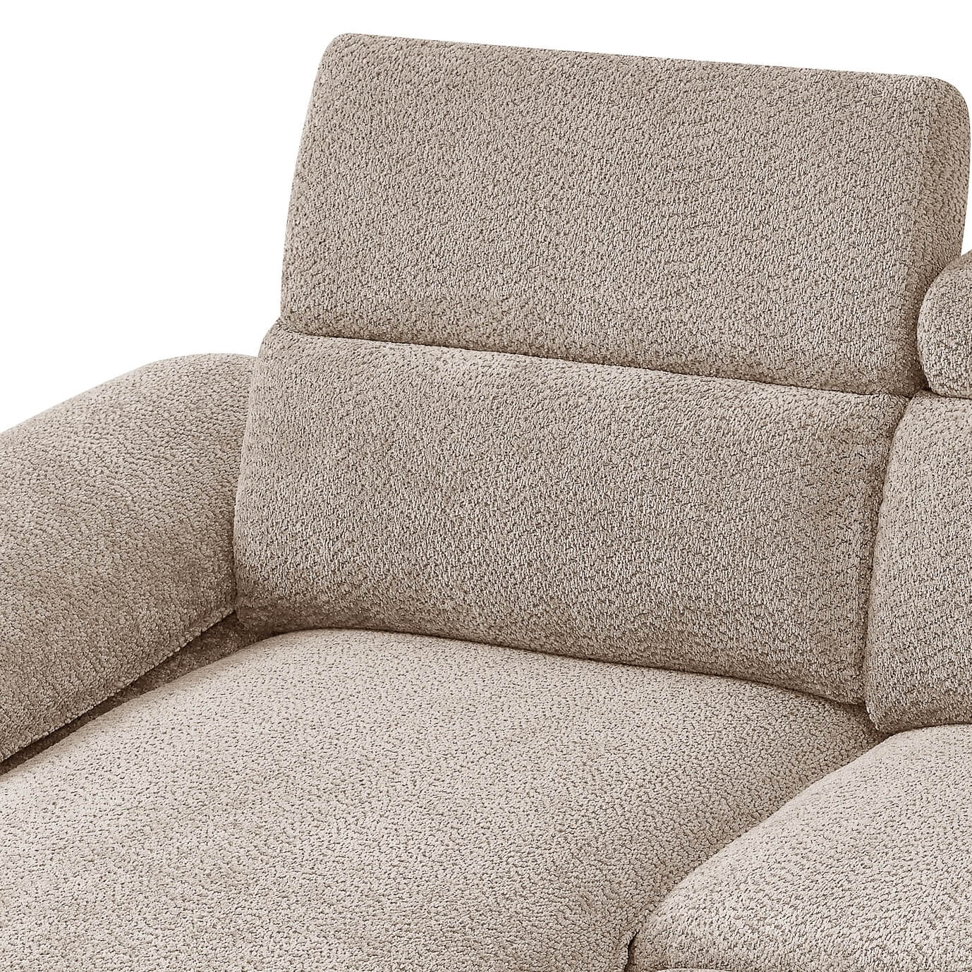 Harlow Beige Corner Sofa Bed