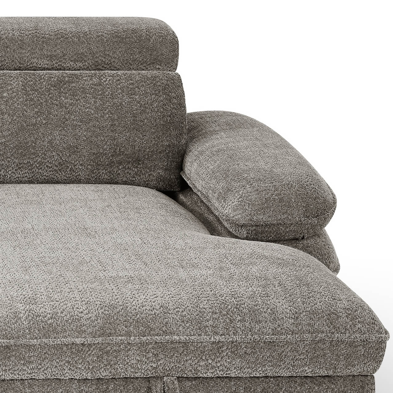 Harlow Grey U Shape Sofa Bed