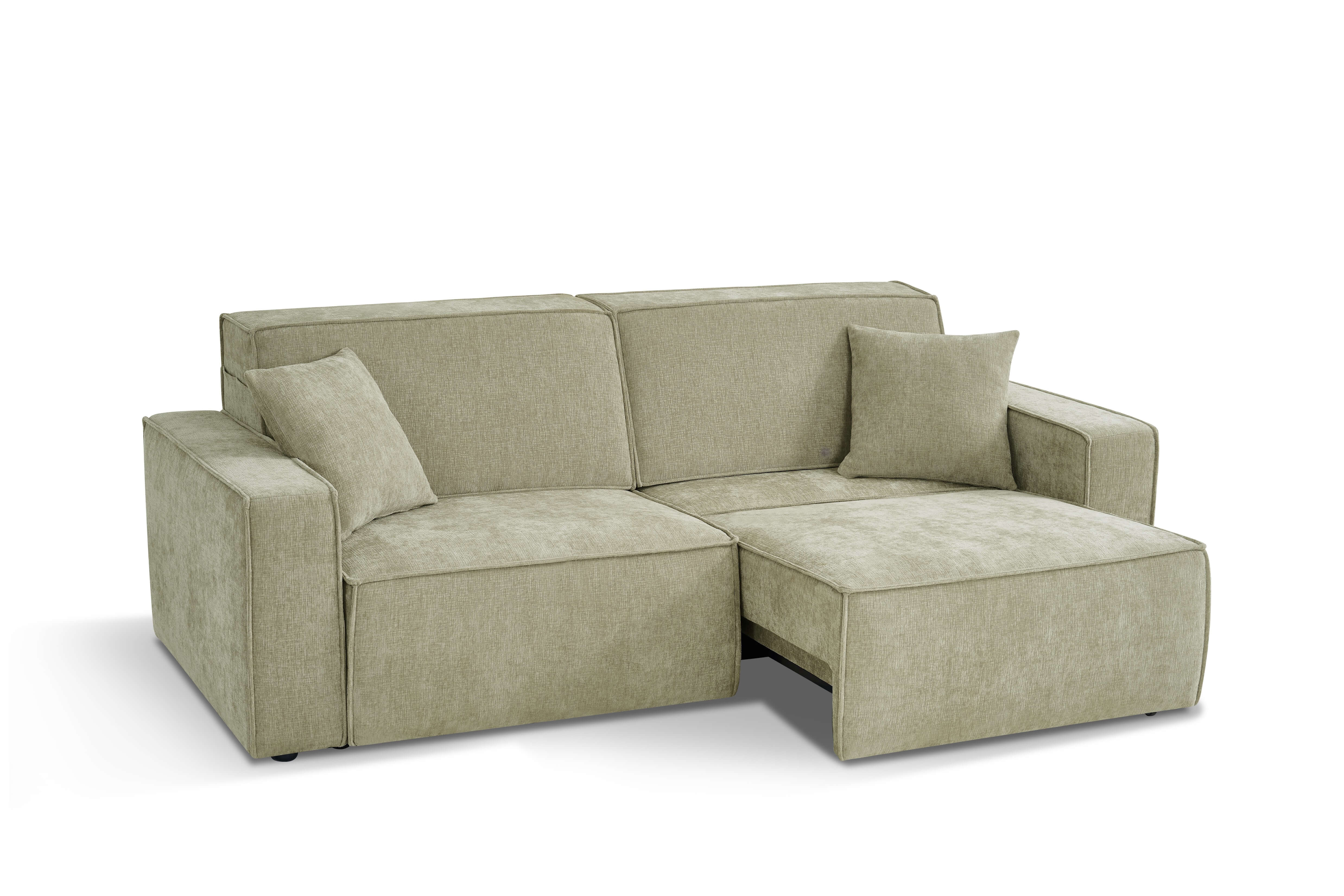 Houston Green 3 Seater Power Slider Sofa