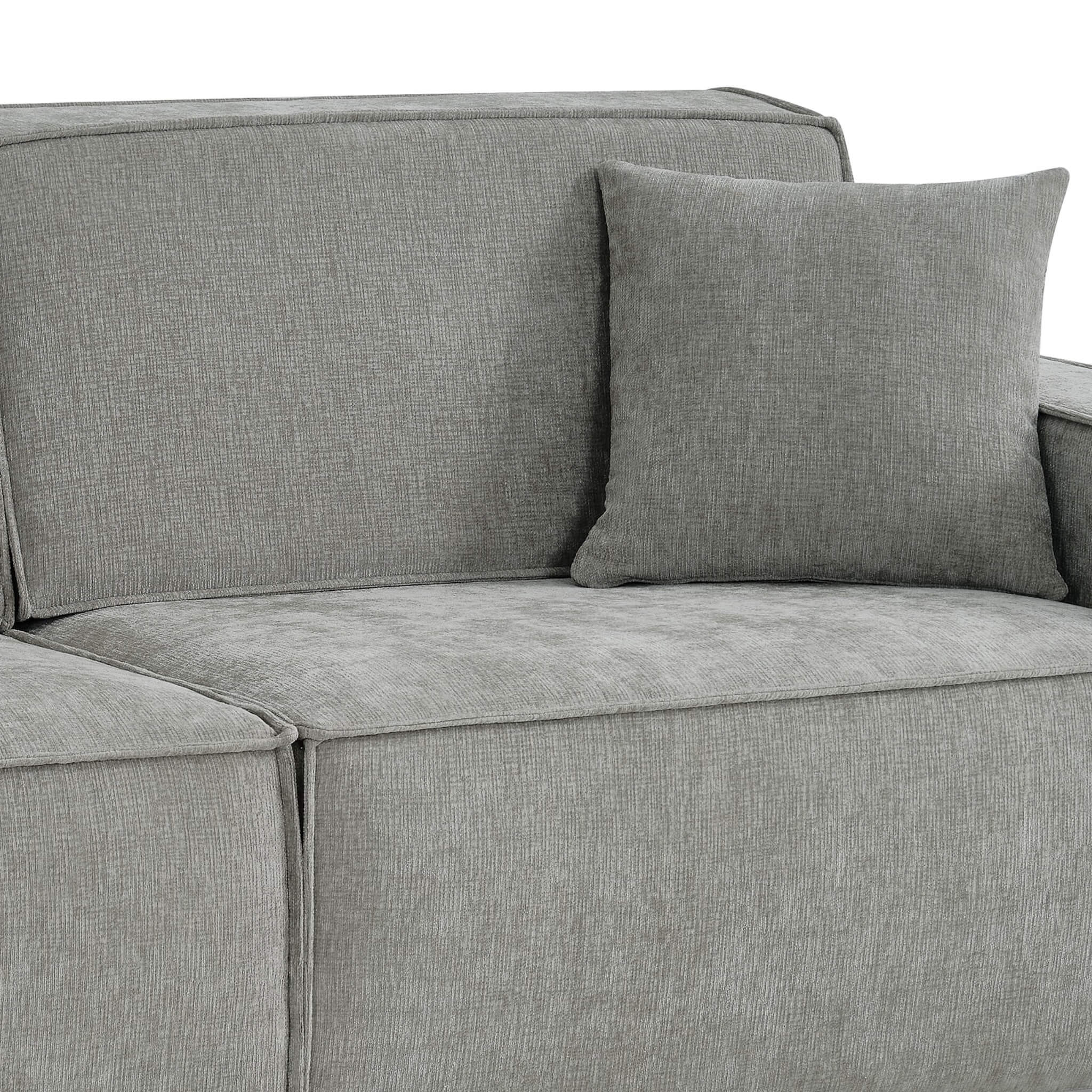 Houston Grey 3 Seater Power Slider Sofa