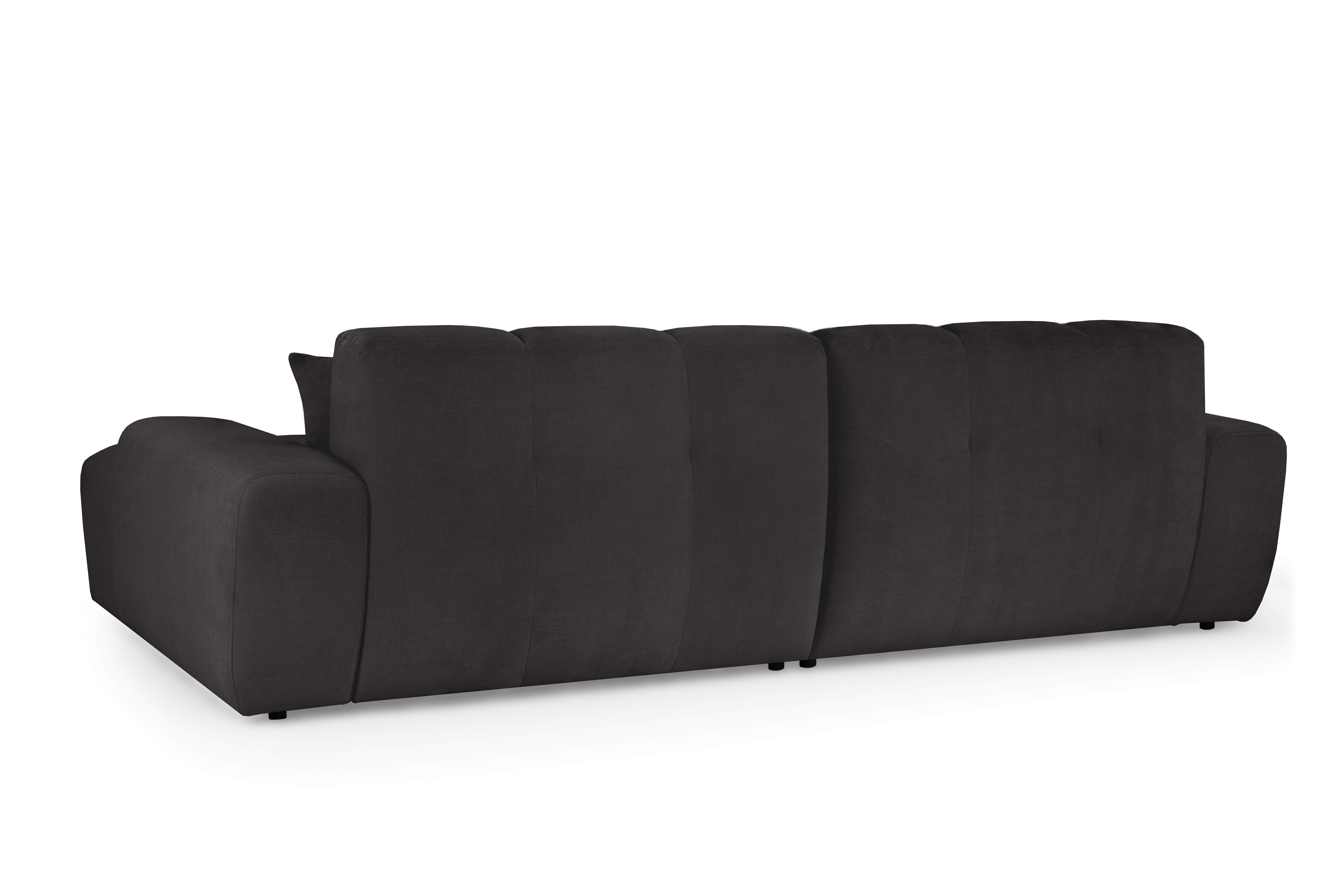 Javix Black Right Corner Sofa
