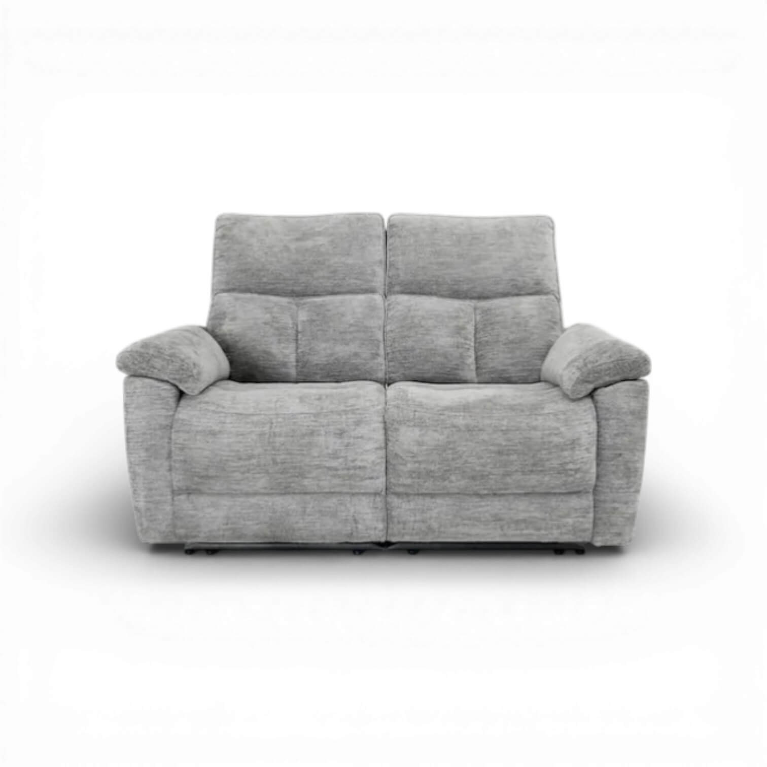 Klint Grey 2 Seater Power Recliner Sofa