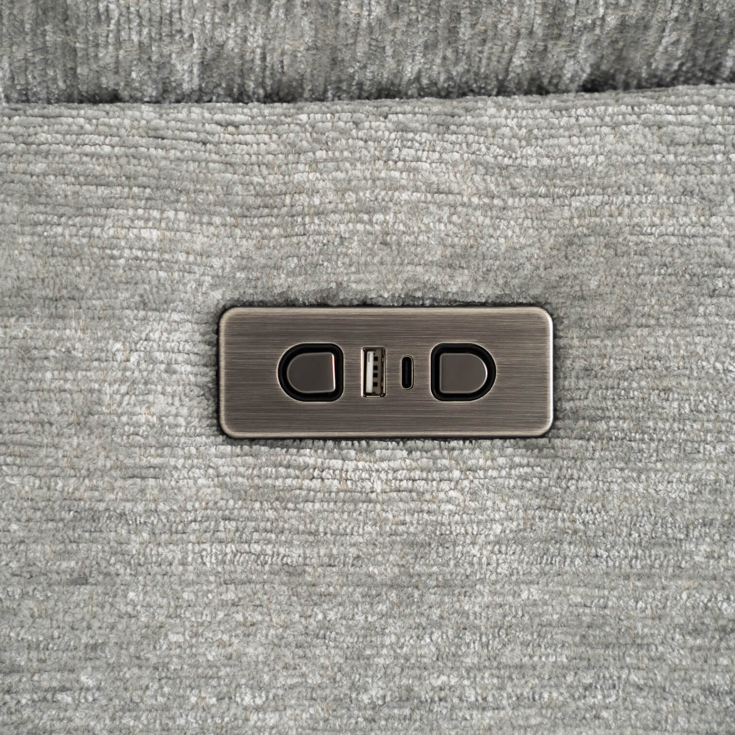 Klint Grey Power Recliner Armchair