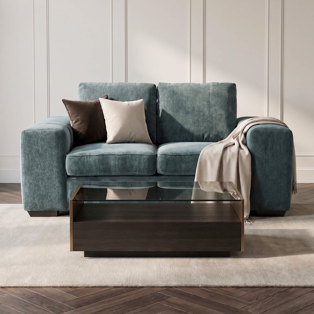 Laguna Grey 2 Seater Sofa