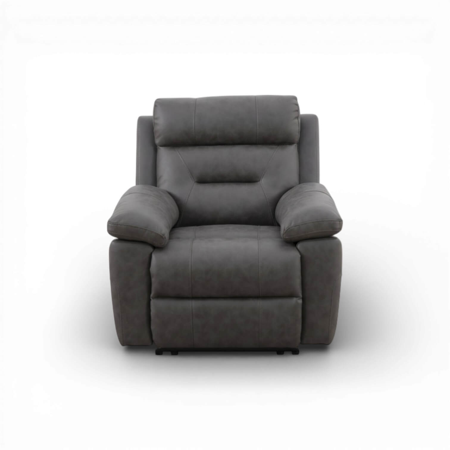 Lucca Grey Power Recliner Armchair