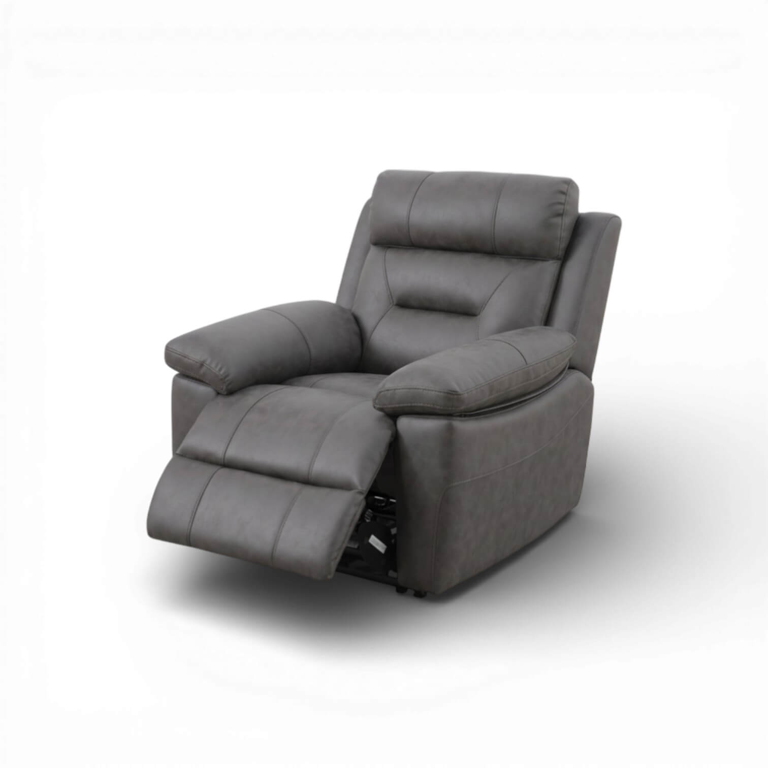 Lucca Grey Power Recliner Armchair