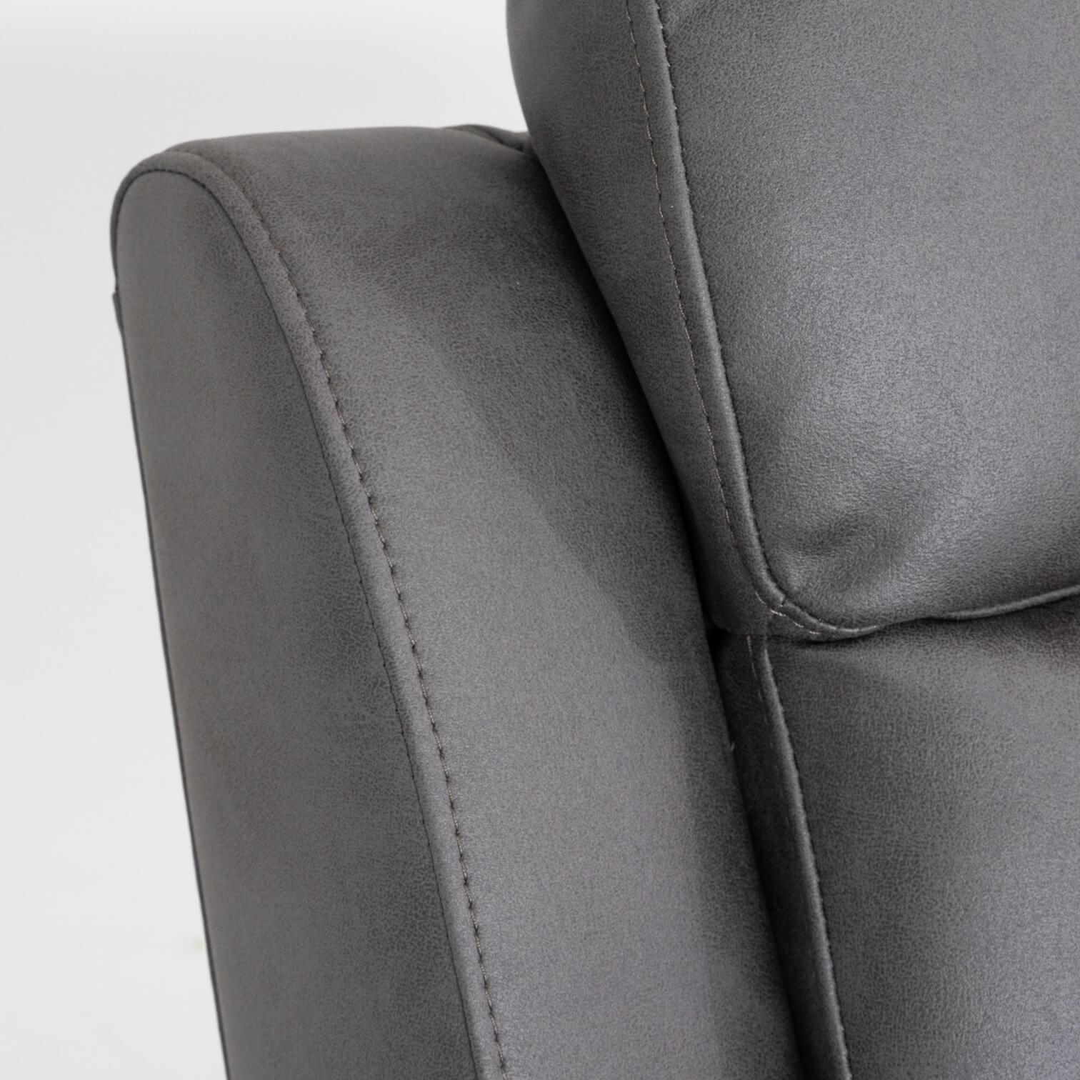 Lucca Grey 2 Seater Power Recliner Sofa