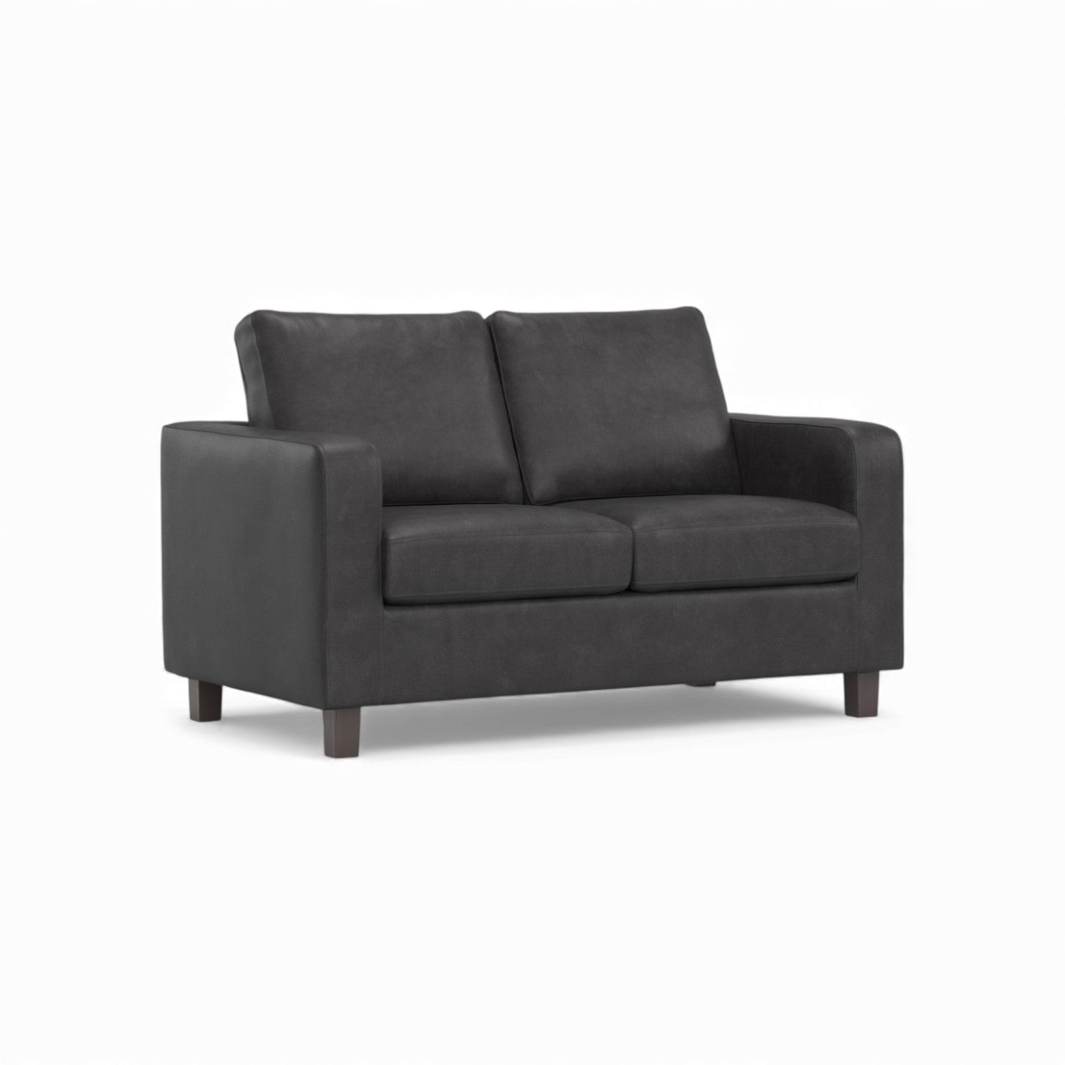 Luna Black 2 Seater Sofa