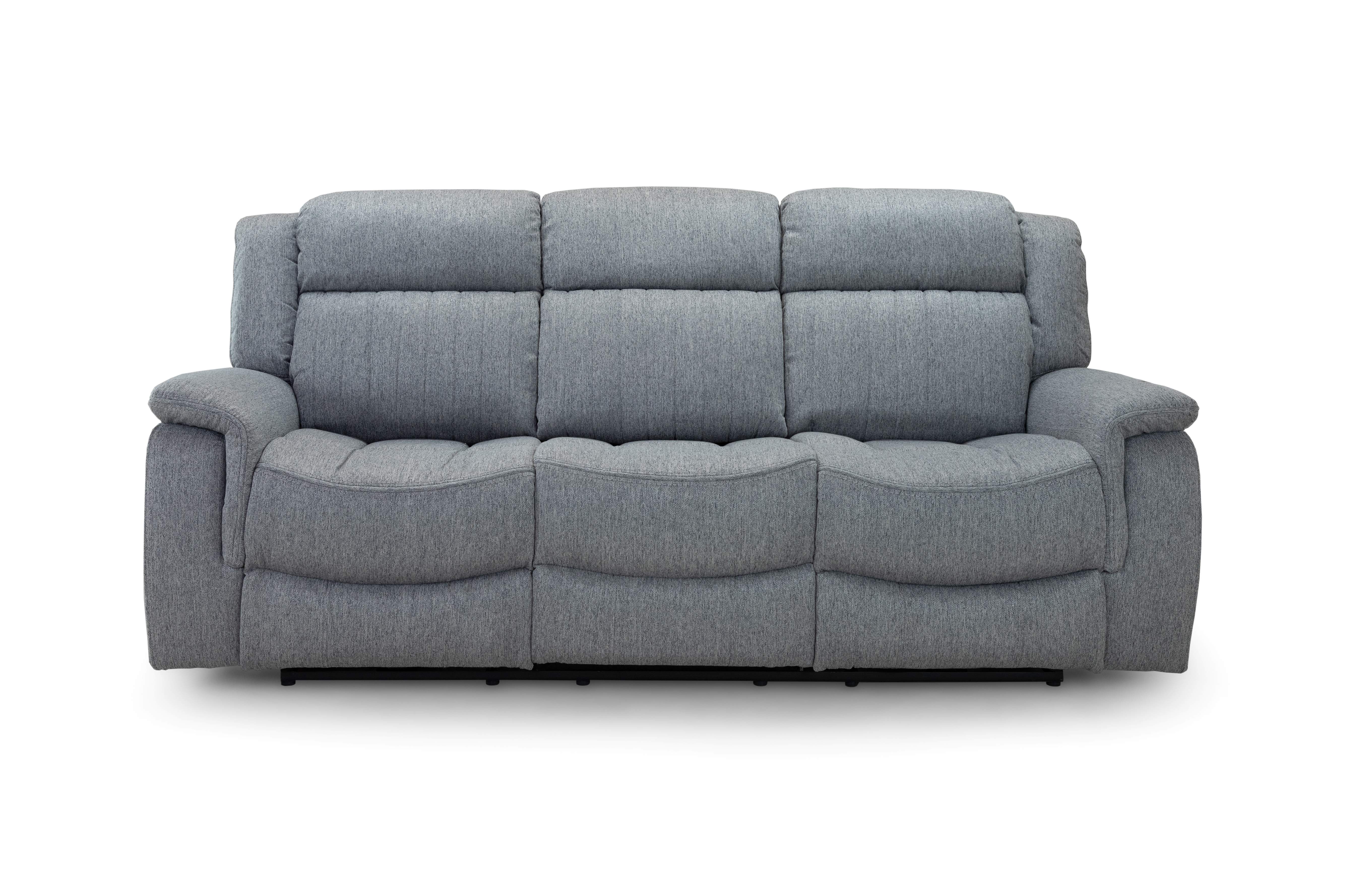 Lydon Grey 3 Seater Power Recliner