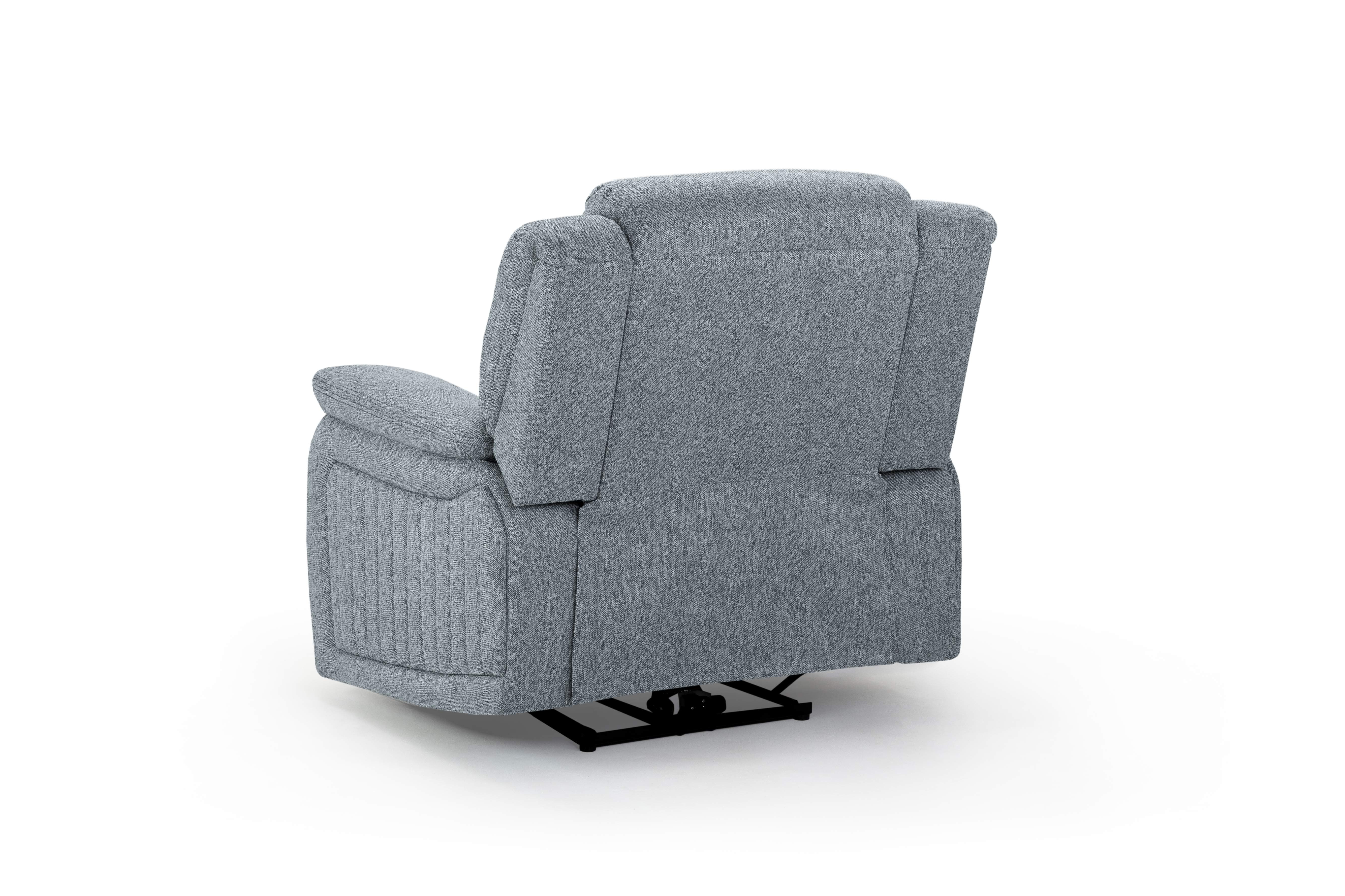 Lydon Grey Power Recliner Armchair