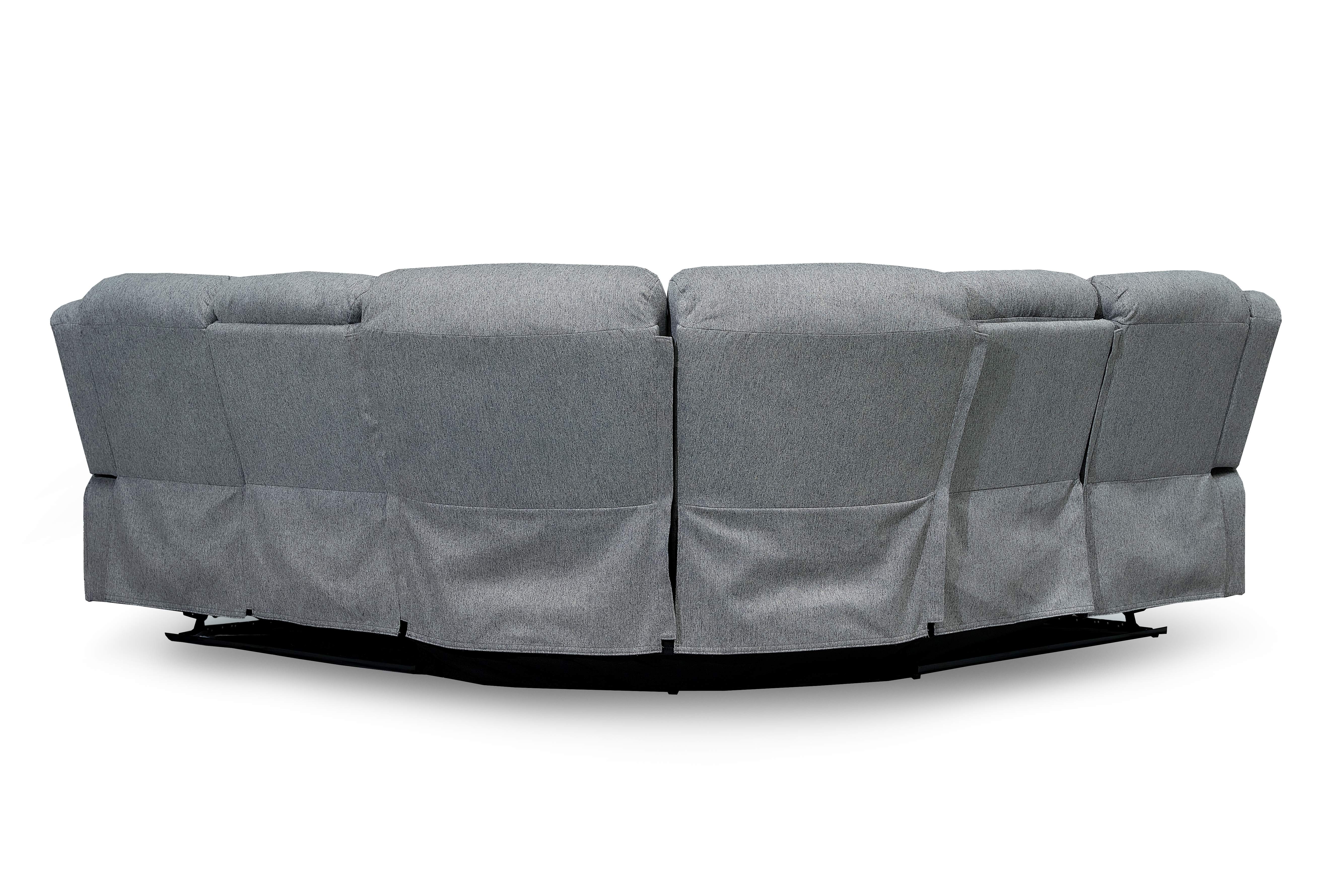 Lydon Grey Power Corner Recliner Sofa