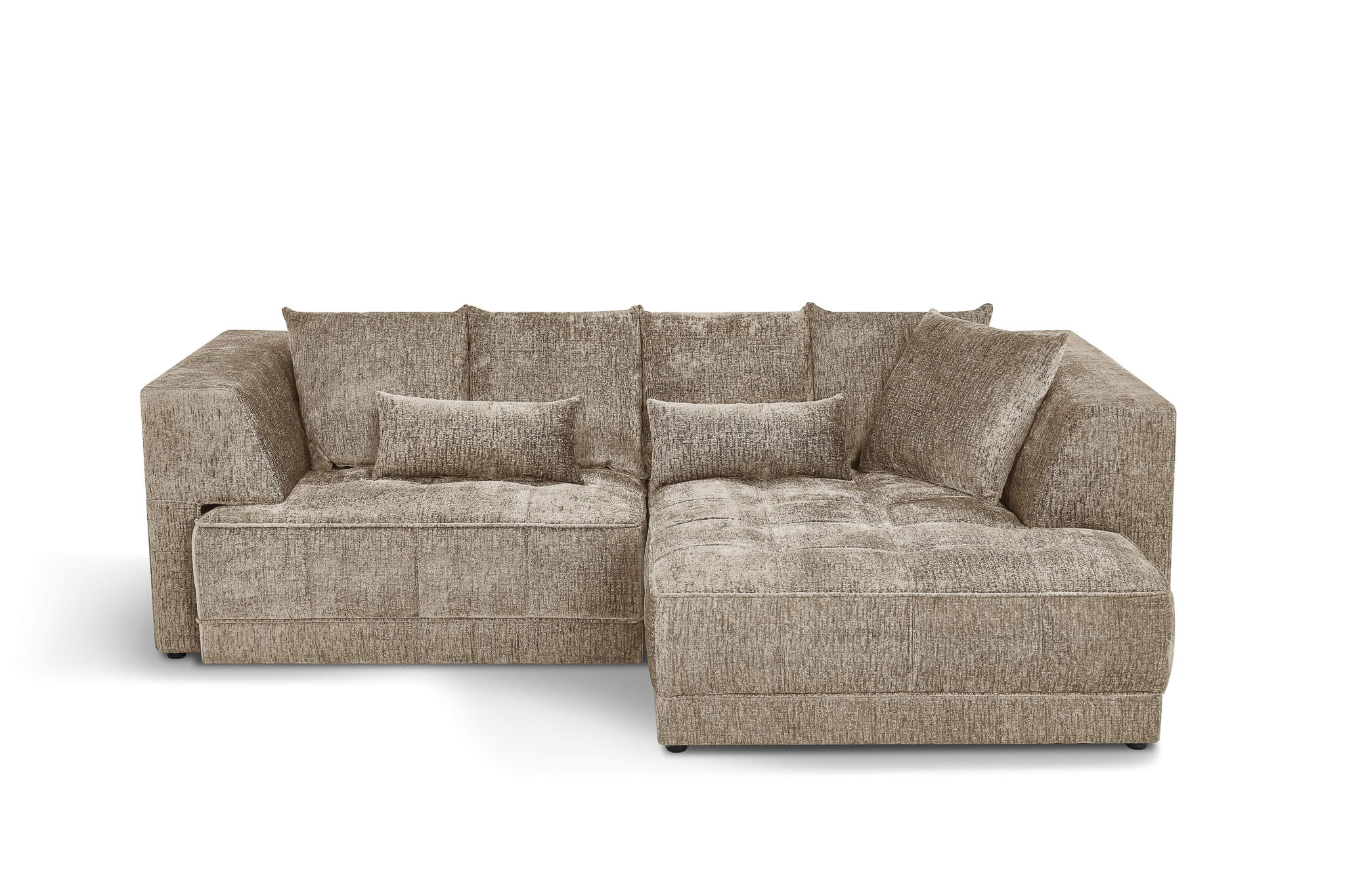 Magnus Beige Right Corner Power Slider Sofa Bed & Storage