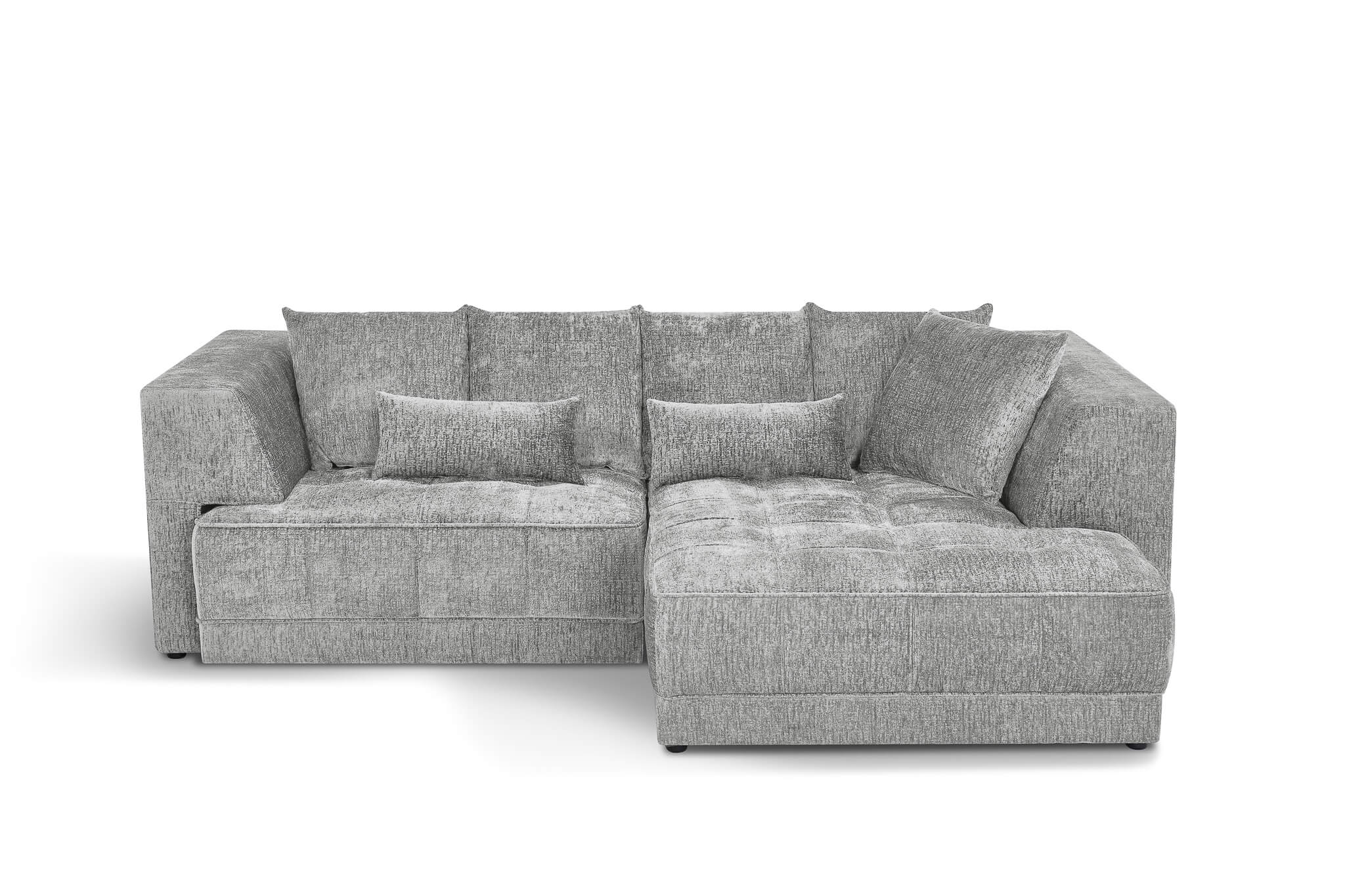 Magnus Grey Right Corner Power Slider Sofa Bed & Storage